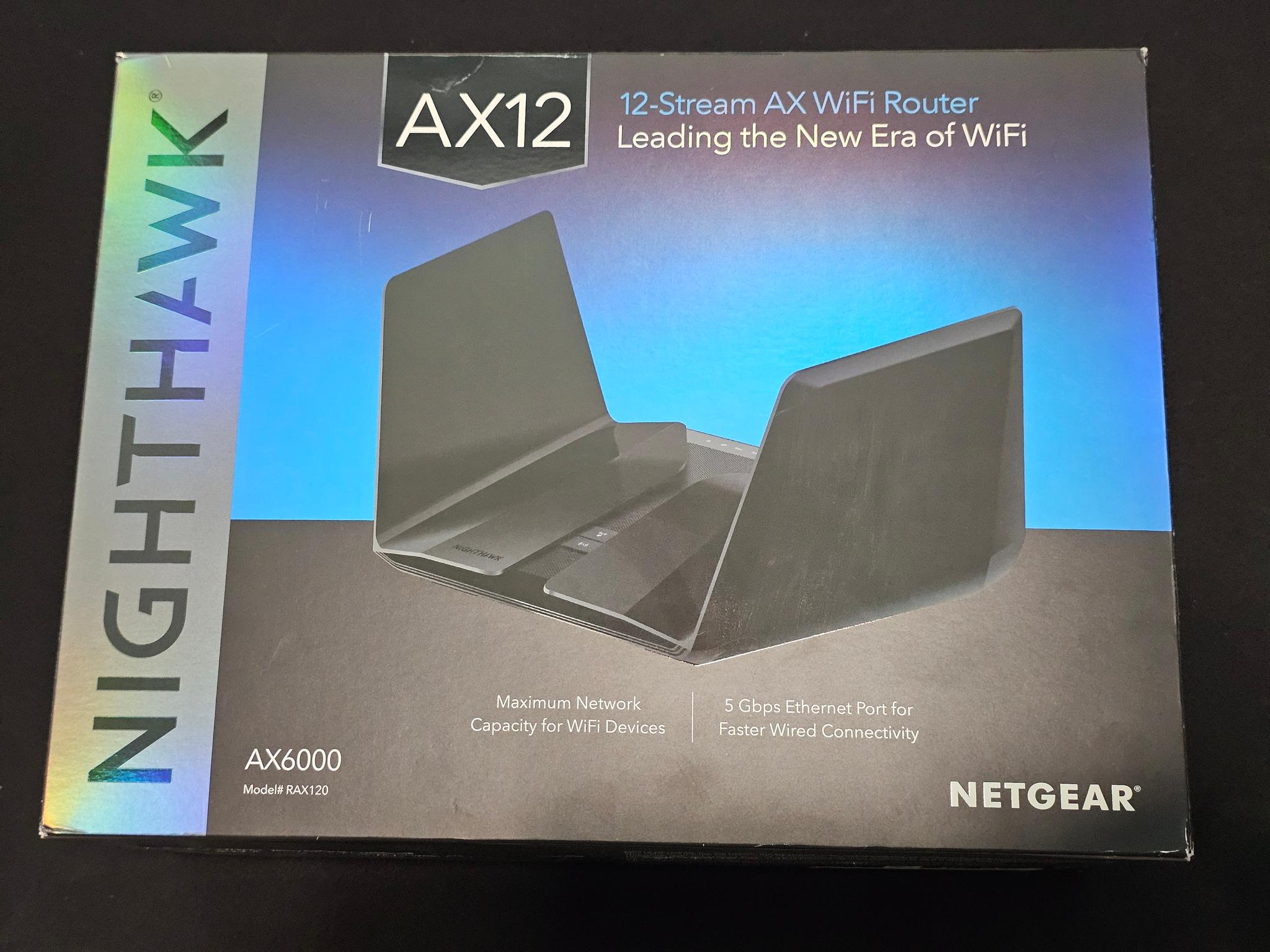 NETGEAR AX12 (Model RAX120) 12-Stream AX WiFi Router