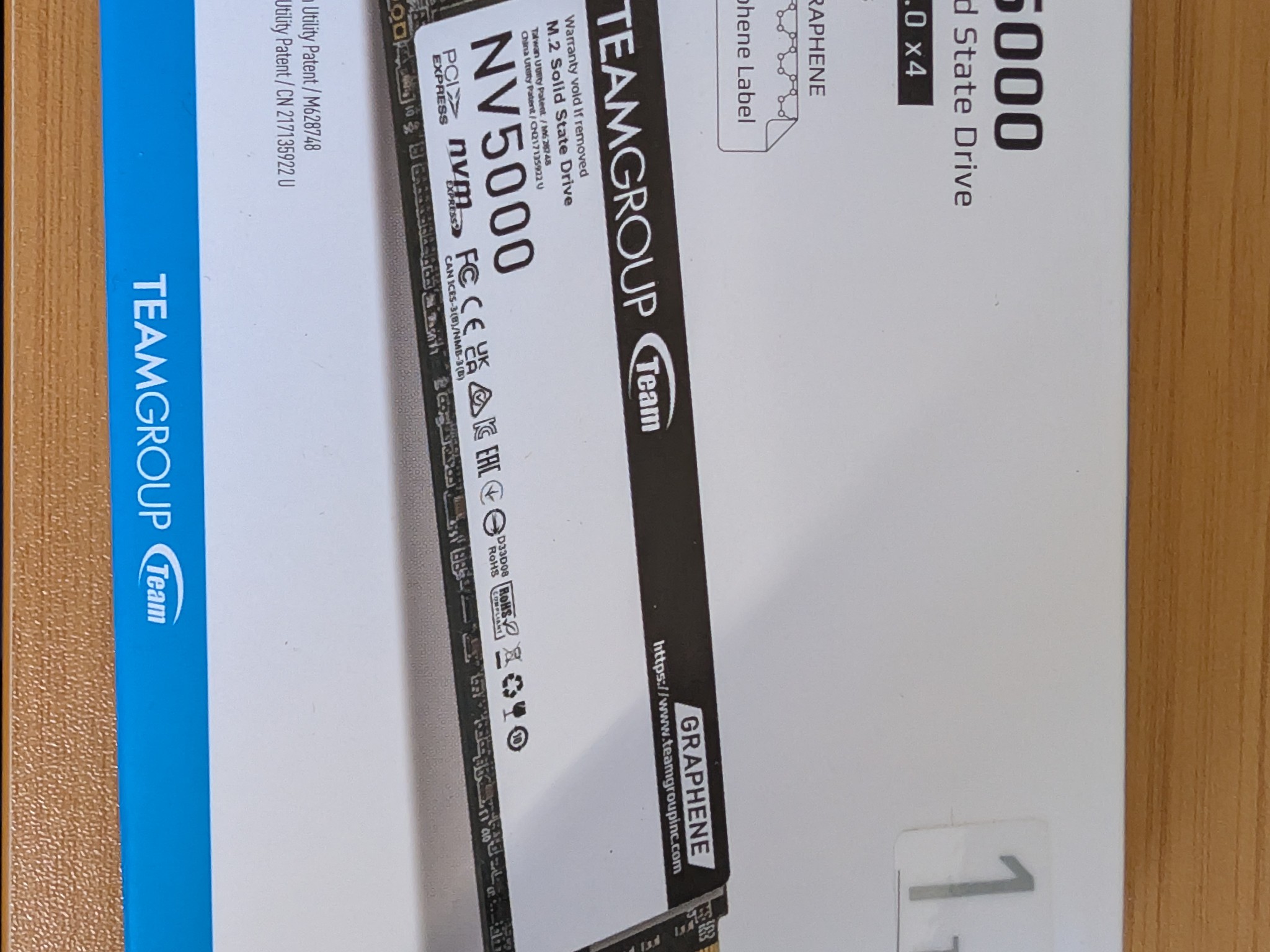 [BNIB]TEAMGROUP NV5000 1TB NVMe Gen4 SSD (Up to 4500MB/s)