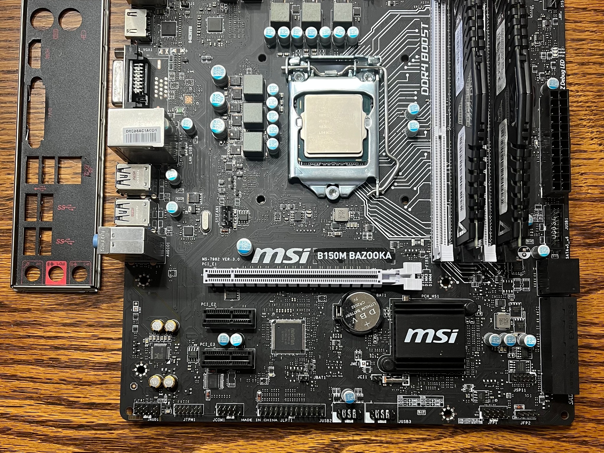 MSI B150M Bazooka (MATX) | I5-6400 | 8GB RAM | Updated BIOS | Perfect for Beginner Budget PC Build
