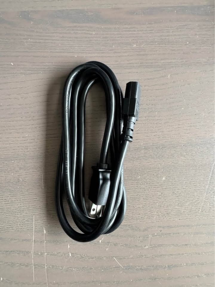 3 Prong Heavy Duty AC Power Cord Cable US Plug for PC Desktop Dell XBox Cisco