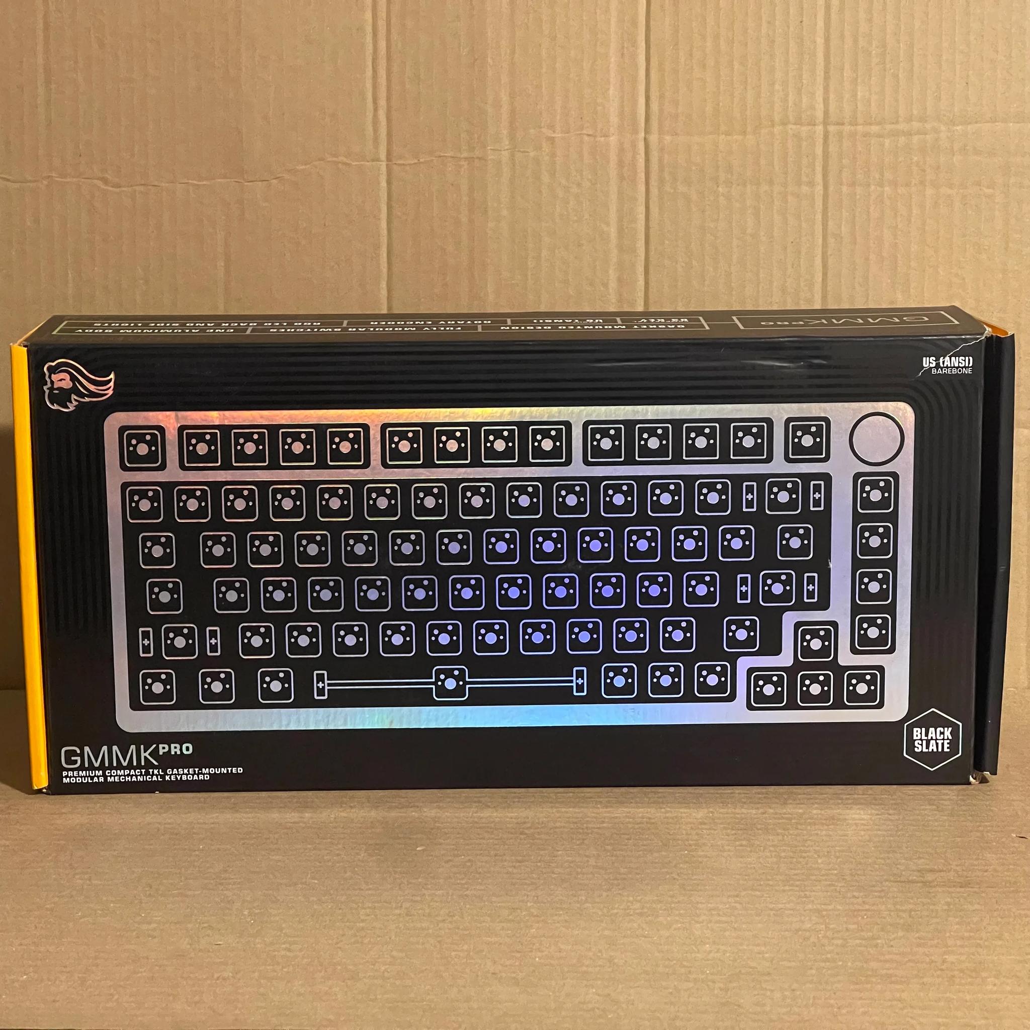Glorious GMMK Pro Barebones Premium Black Slate Keyboard
