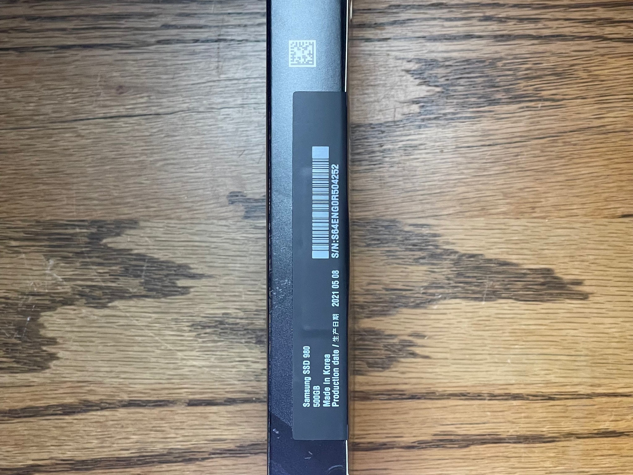 New, Samsung 980 500GB NVMe M.2 SSD