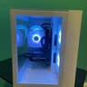 GLASSY White Gaming PC| Intel i5 / Amd RX580 / 8GB / 500GB SSD Win 10 Pro WiFi