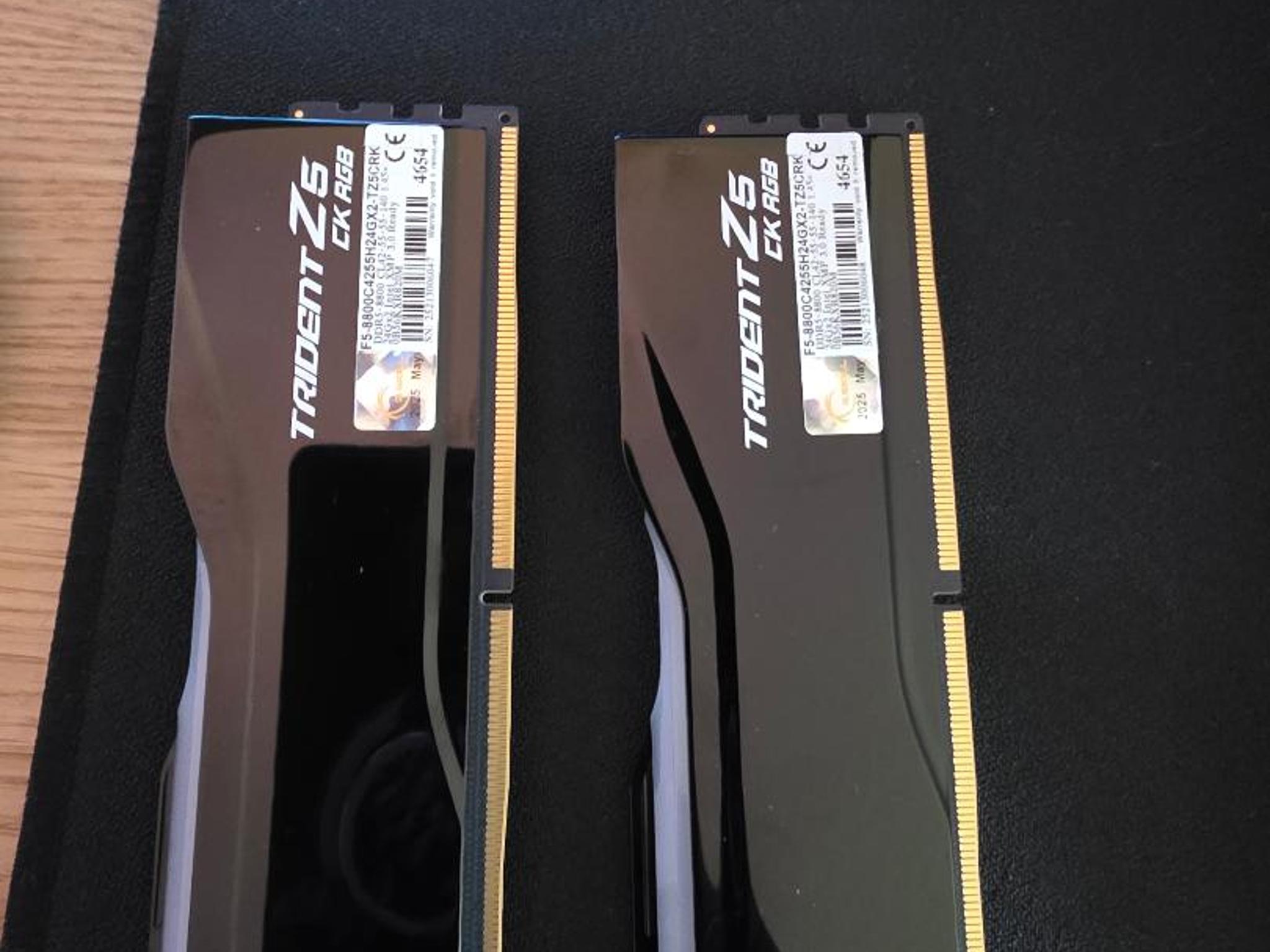 48gb 8800mhz profile + 6400mhz profile CUDIMM G Skill Trident Z5 ARGB