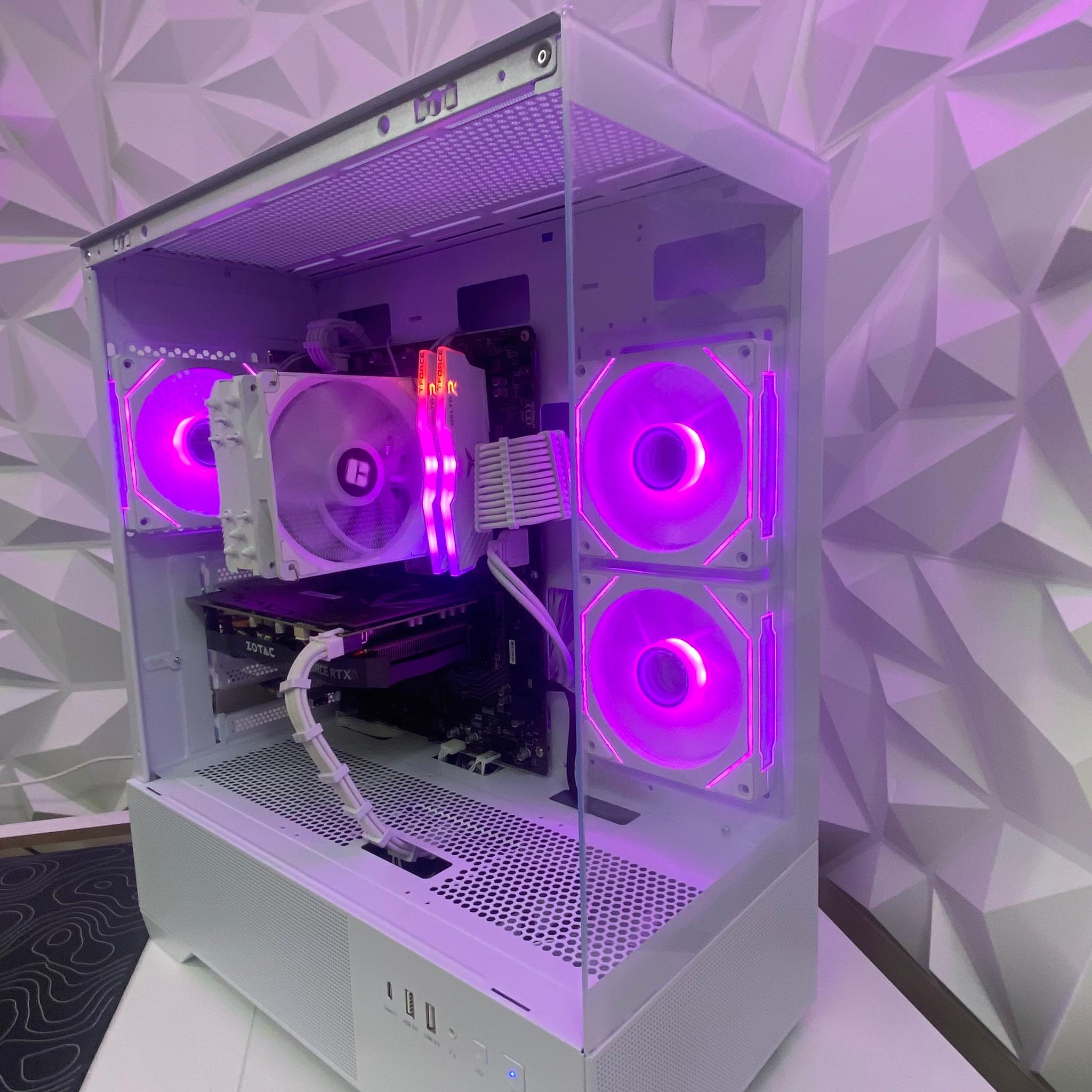 White RGB Gaming PC | i5 | RTX 2060 | 16GB RGB RAM | 512GB M.2 SSD | WI-FI