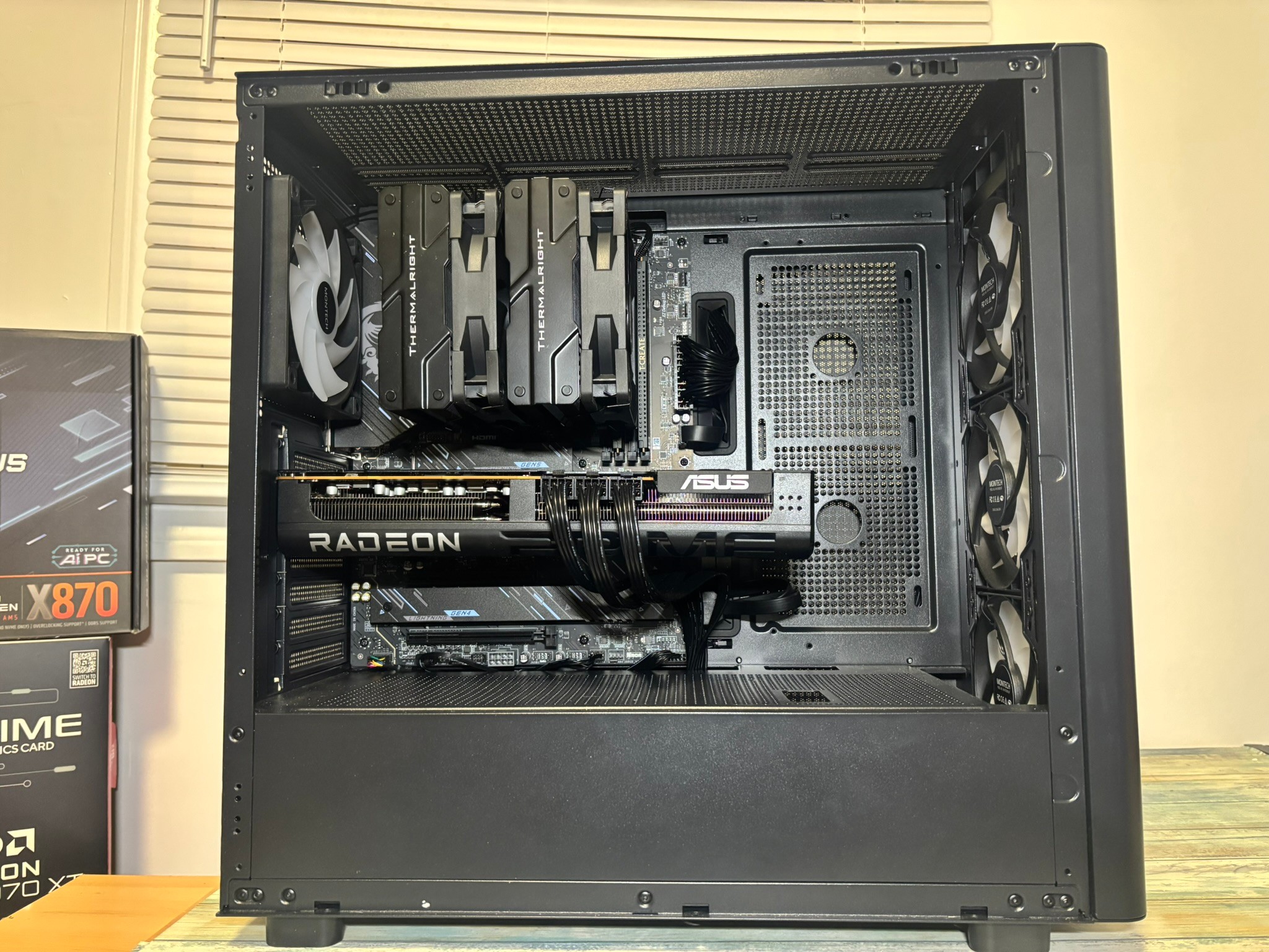 Stealth Build RX 9070 XT Ryzen 7 9800X3D