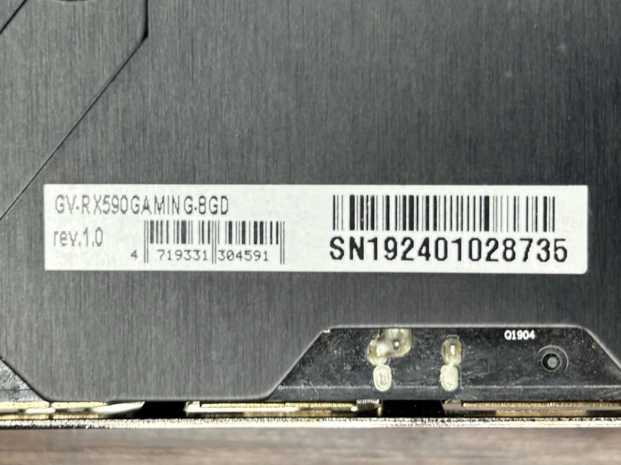 GIGABYTE RADEON RX 590 8GB GDDR5 Graphics Card