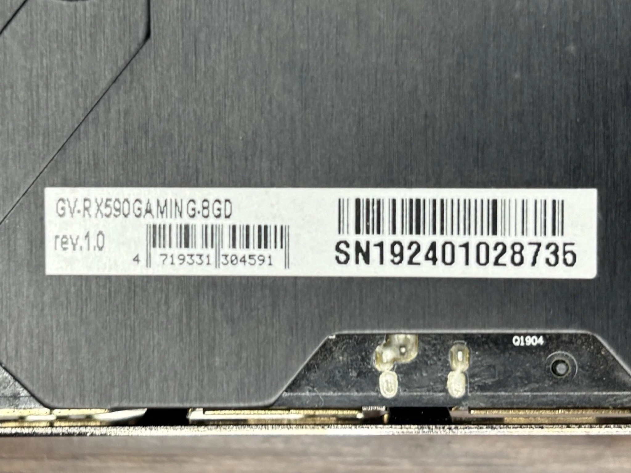 GIGABYTE RADEON RX 590 8GB GDDR5 Graphics Card