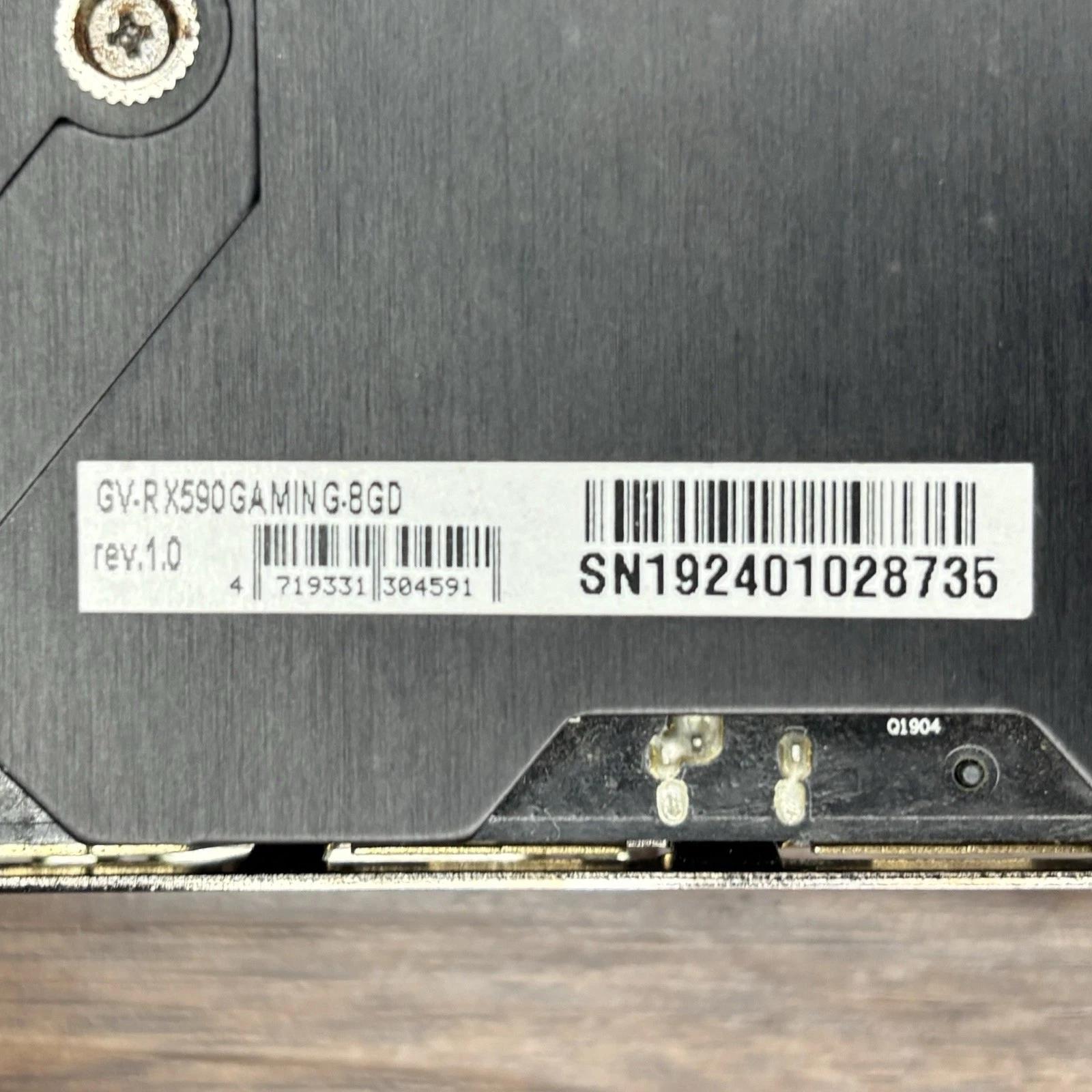 GIGABYTE RADEON RX 590 8GB GDDR5 Graphics Card