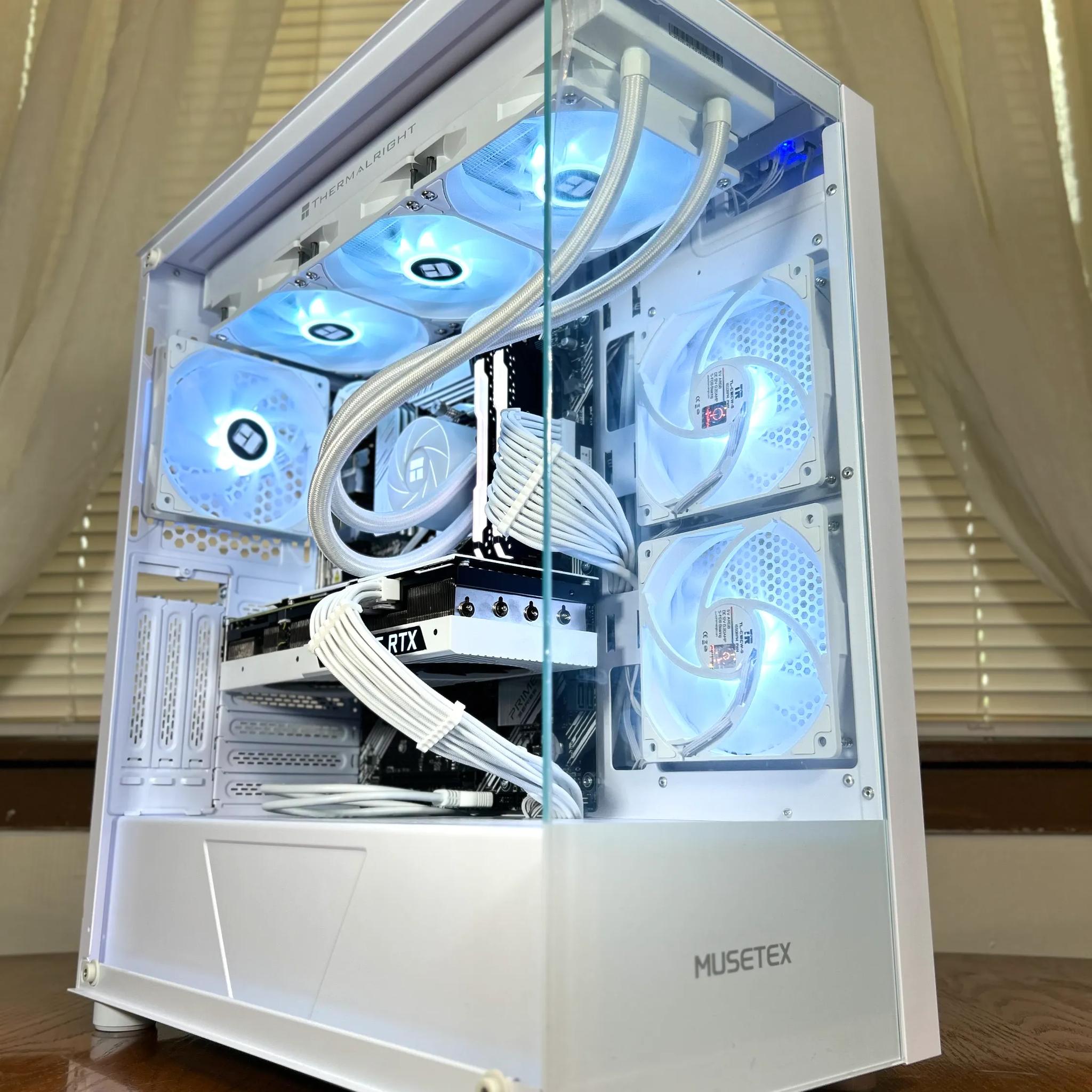 ❄️RTX 3080 | Ryzen 5 5600x ❄️ 1440p Ready ❄️ White Gaming PC ❄️