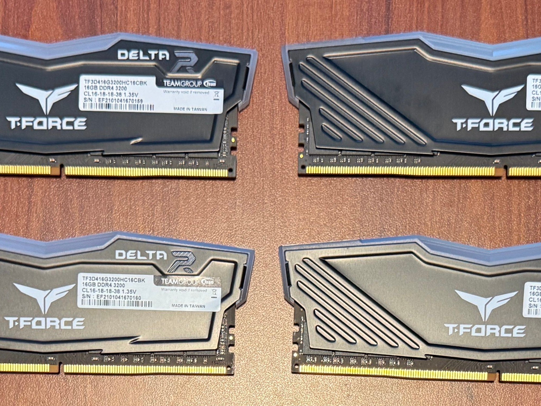 TeamGroup T-Force Delta RGB DDR4-3200 64GB (4x16GB) CL16-18-18-38