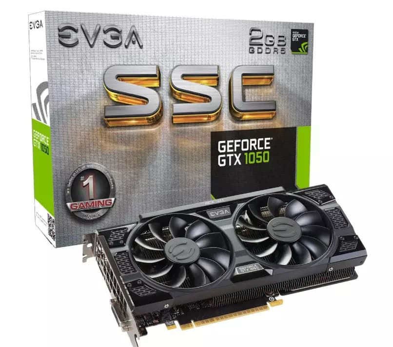 GeForce GTX 1050 SSC Gaming ACX 3.0 GDDR5 EVGA 02G-P4-6154-RX NEW SEALED BOX