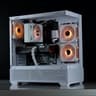 Powerful White Gaming PC – RTX 5060, Ryzen 5 5600X, 32GB, 1TB SSD - RGB, WiFi, BlueTooth