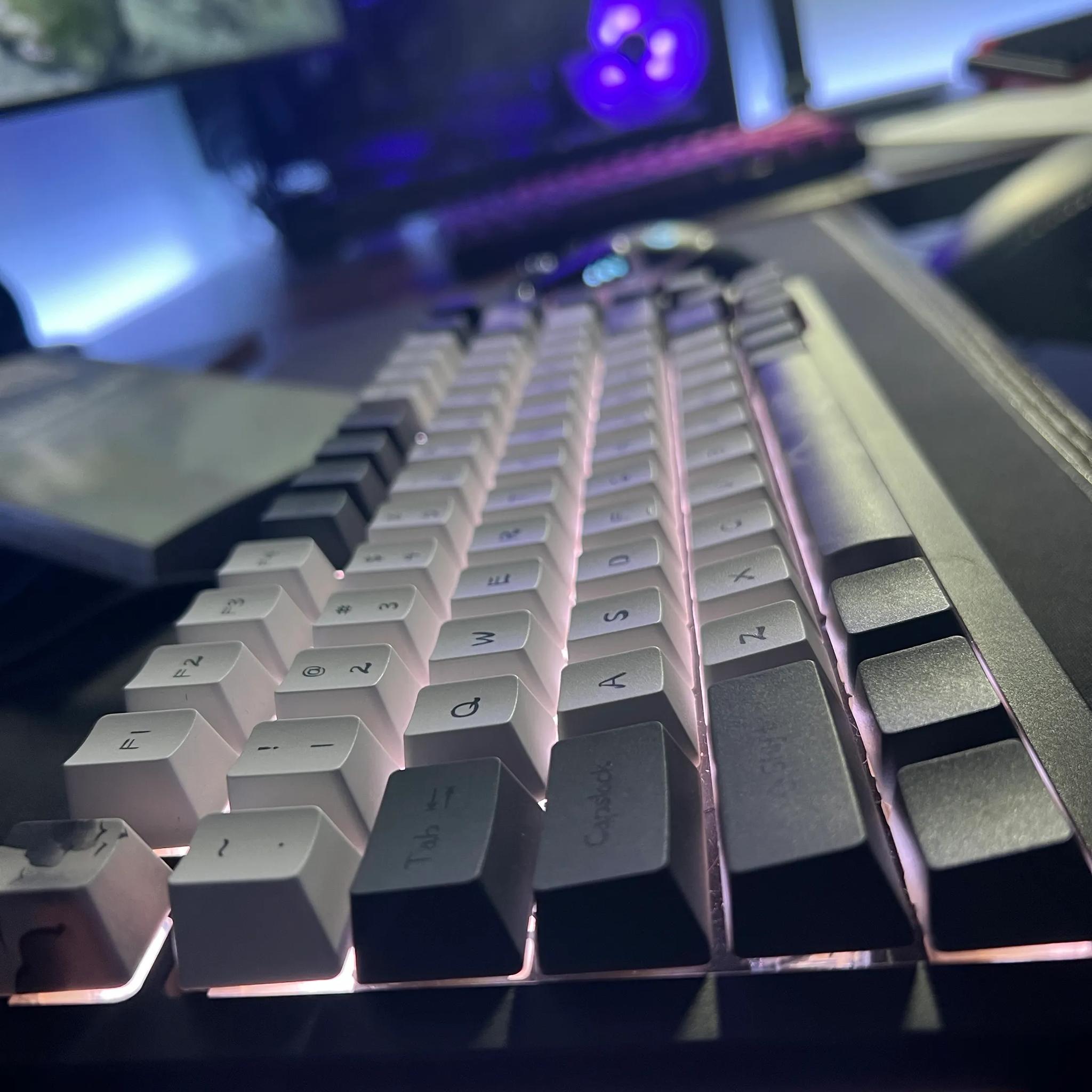 Glorious Gmmk Pro Full Aluminum Custom Keyboard | ⚪️🌸 White Lotus 🌸⚪️