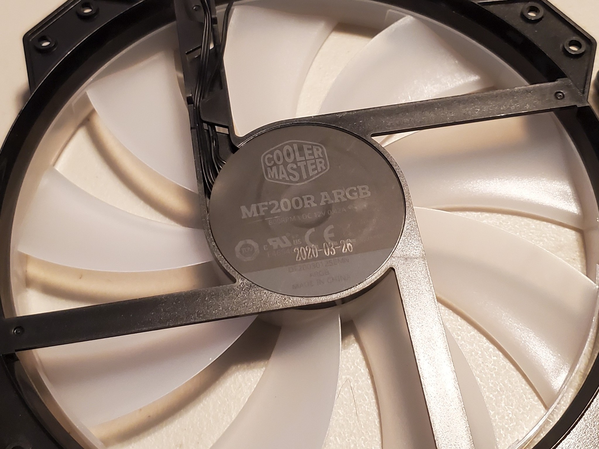 Cooler Master MF200R ARGB 3pin PWM Fans (2-Pack)