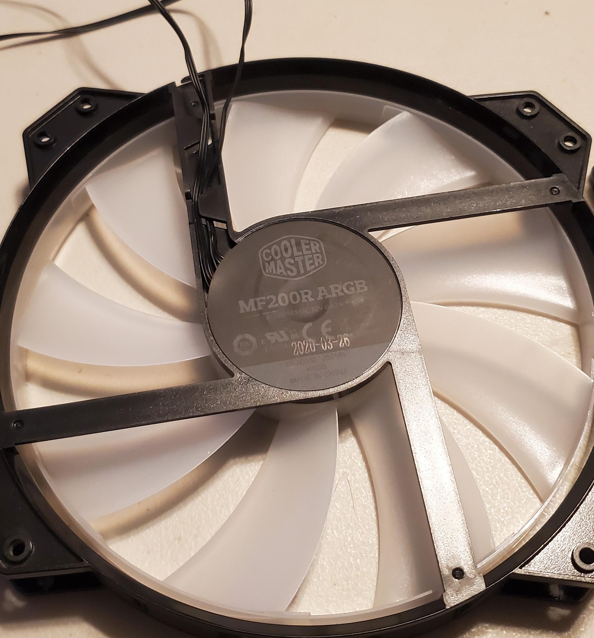 Cooler Master MF200R ARGB 3pin PWM Fans (2-Pack)