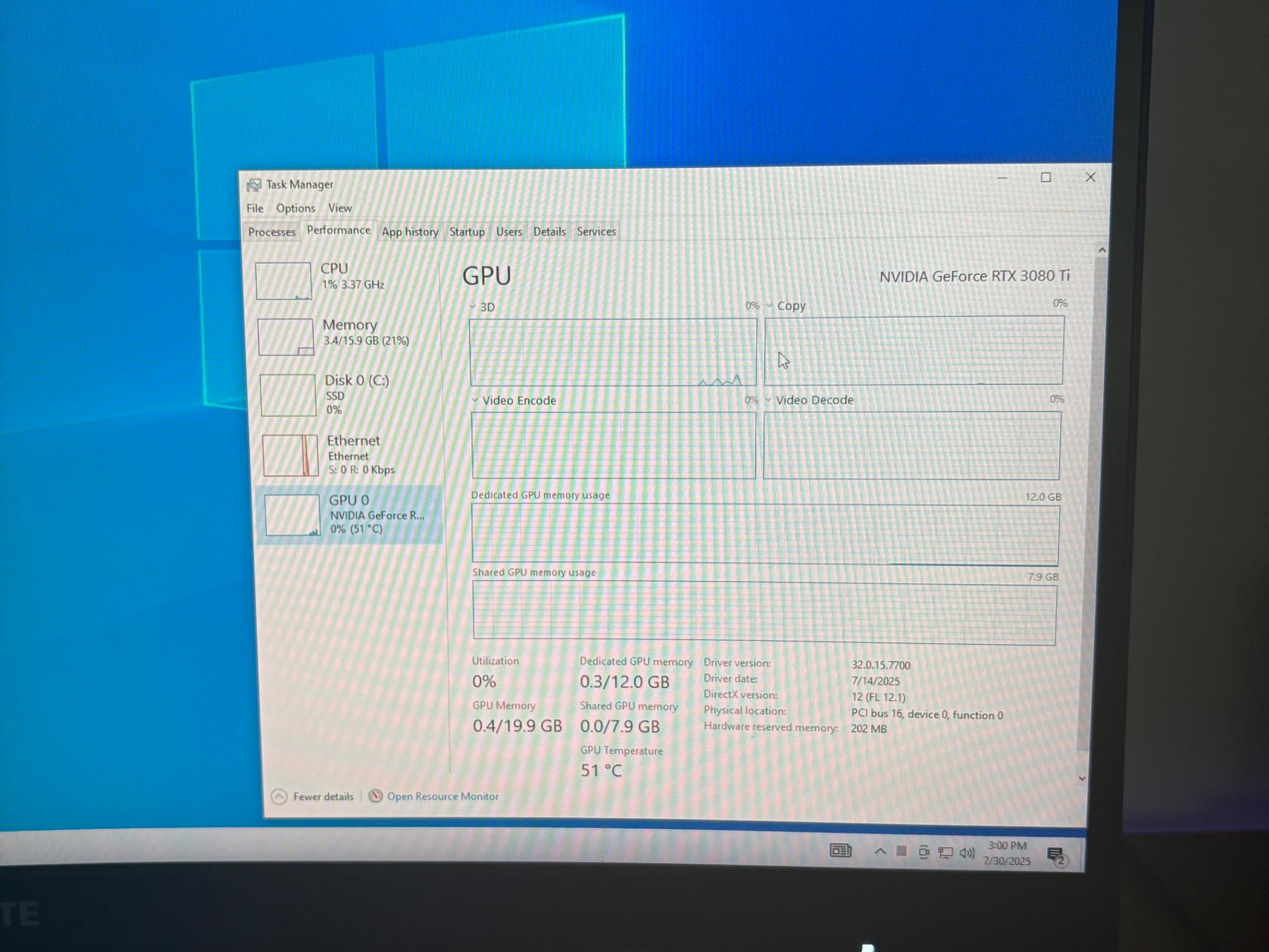 NVIDIA RTX 3080ti 12gb
