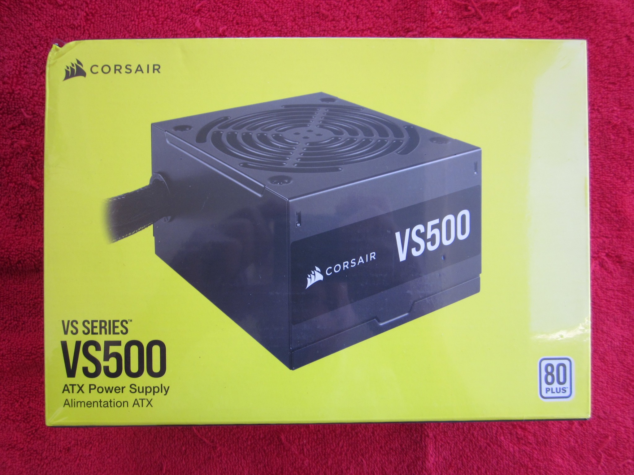 NEW SEALED! CORSAIR VS500 80 PLUS 500W Power Supply