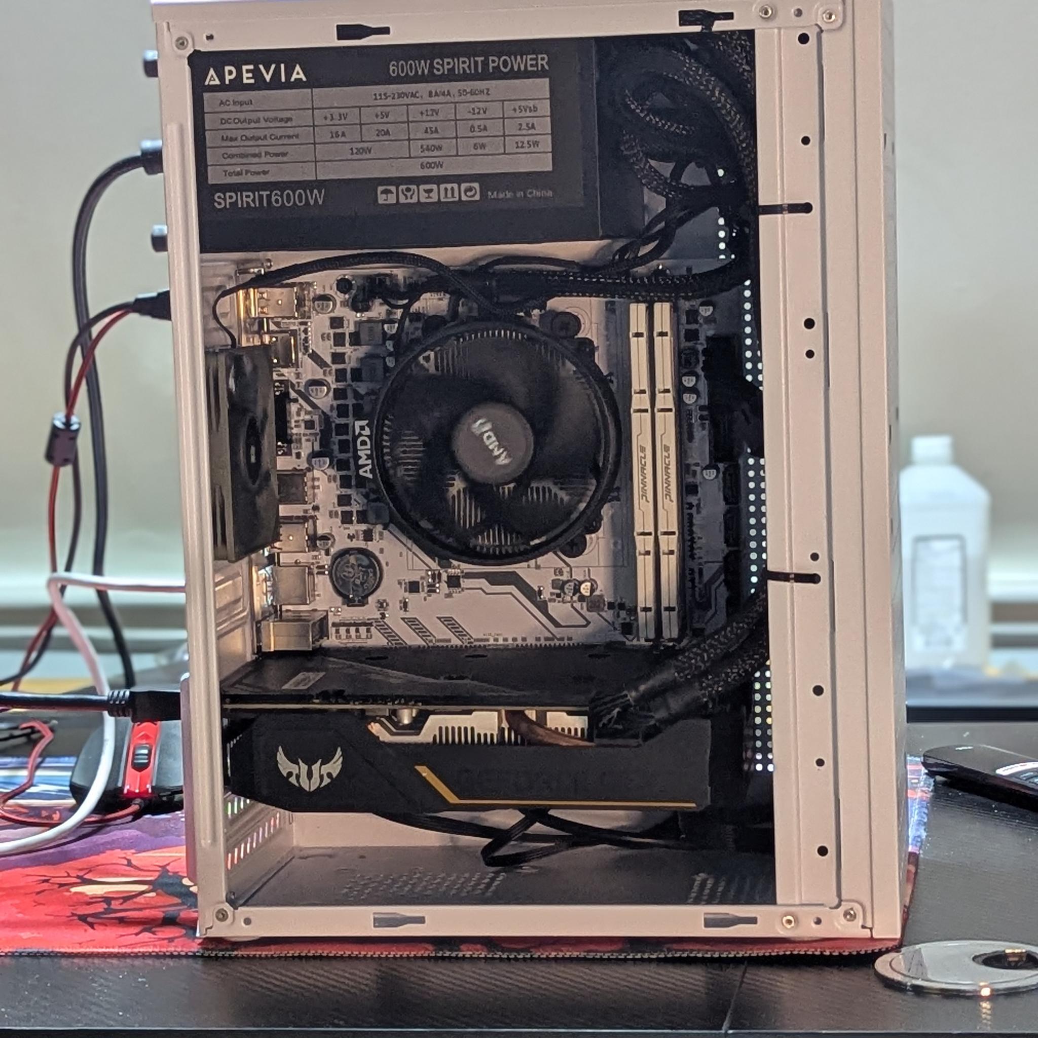 GAMING PC|AMD RYZEN 5 5500|ASUS TUF GAMING 1660 SUPER|16GB DDR4 3200|512 GB NVME SSD|WINDOWS 11 PRO