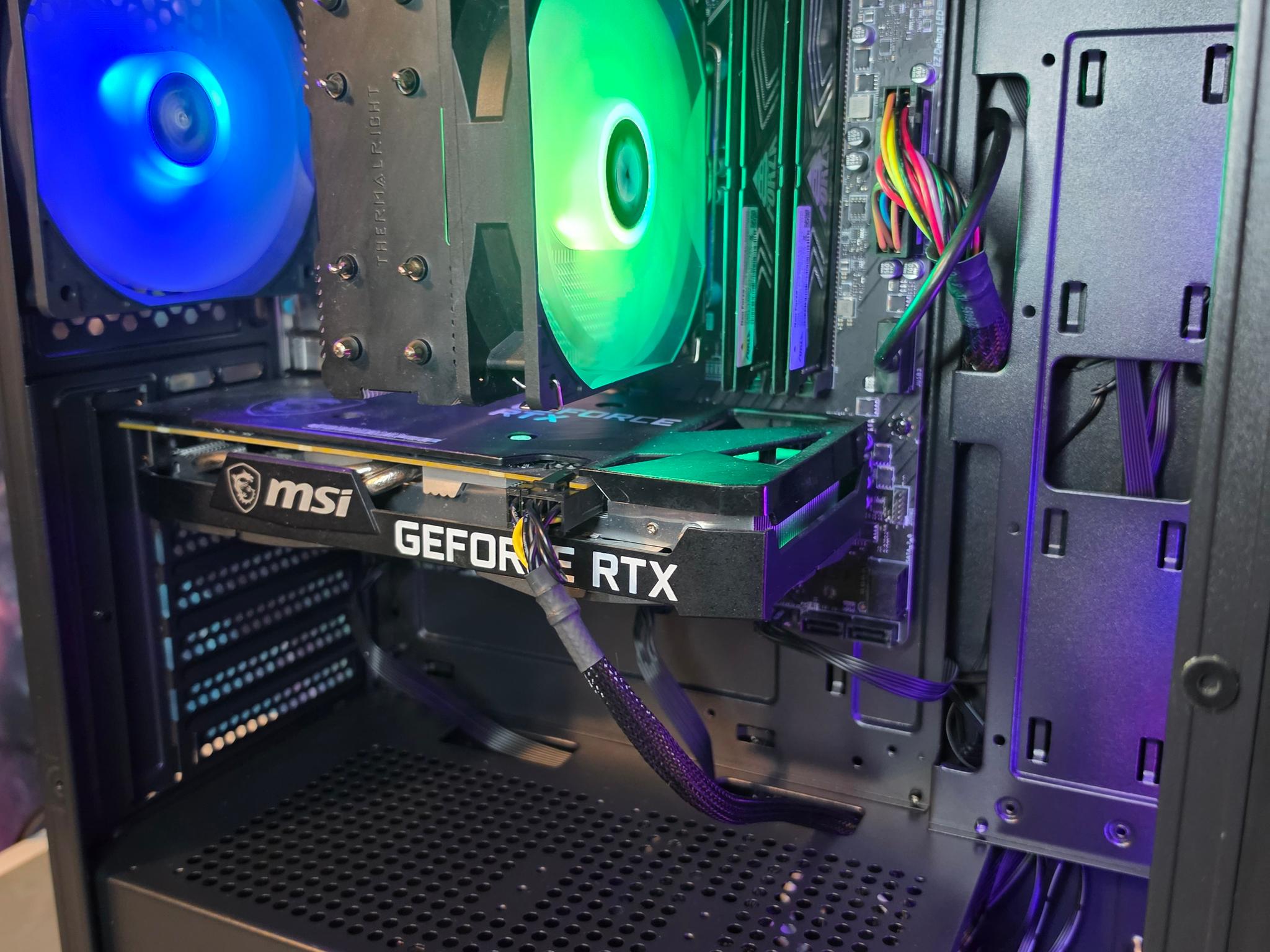 MSI RTX 3060 12GB + Intel i3 12100f PC Build #61