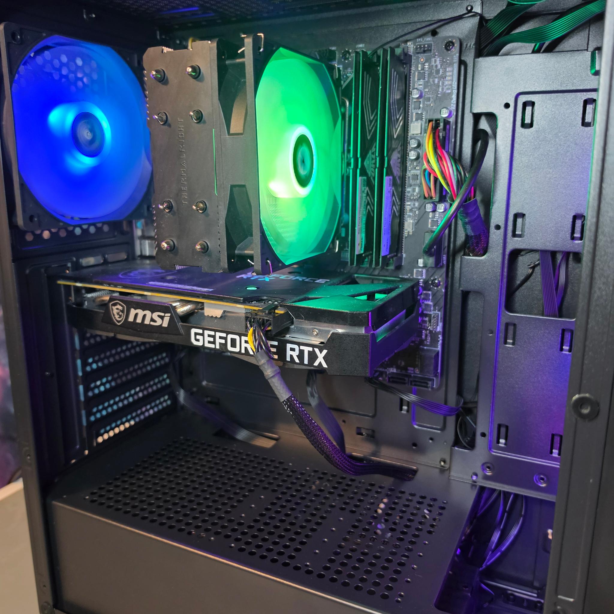 MSI RTX 3060 12GB + Intel i3 12100f PC Build #61