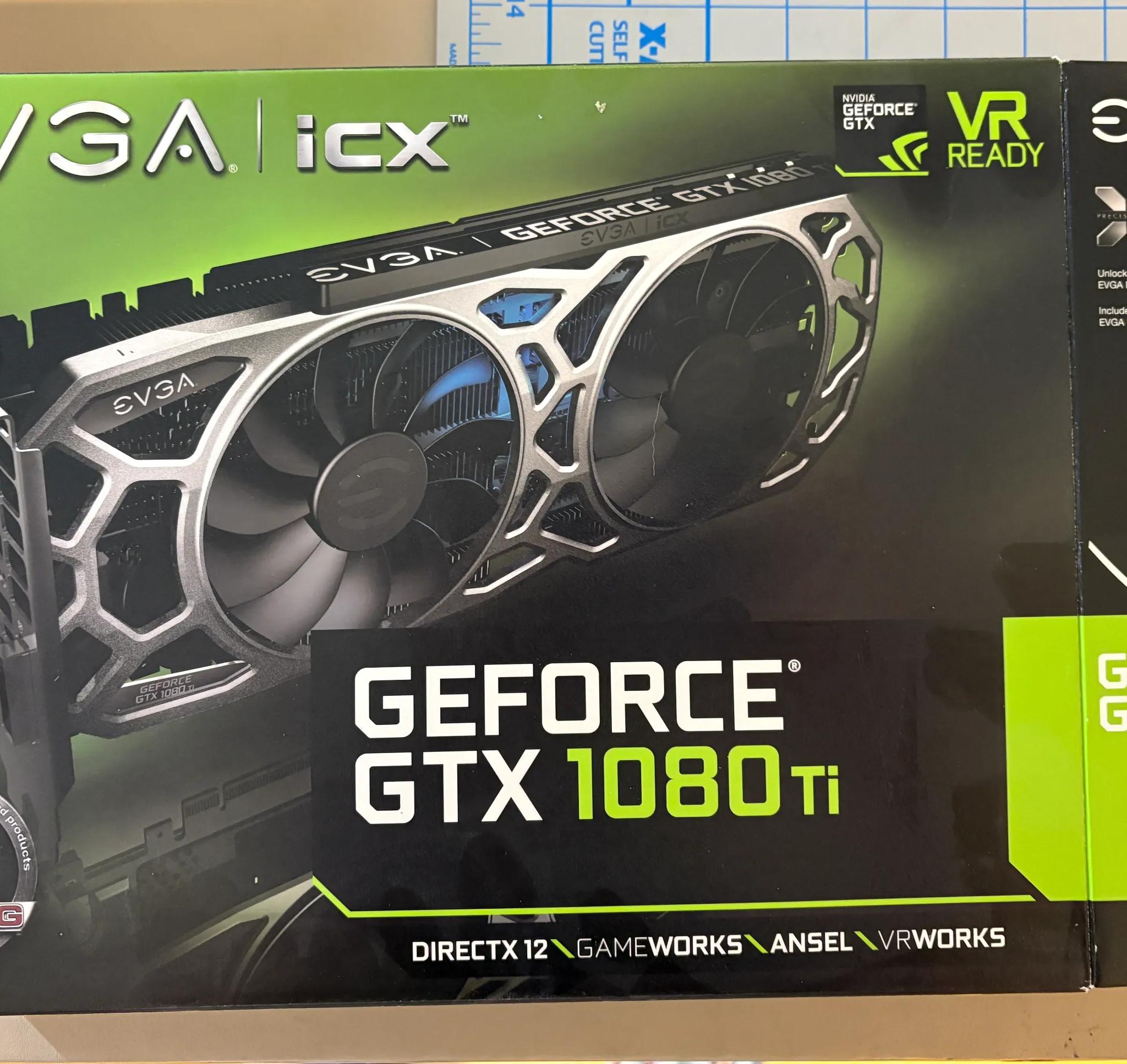EVGA GeForce GTX 1080Ti SC2 11GB GDDR5X Video Card