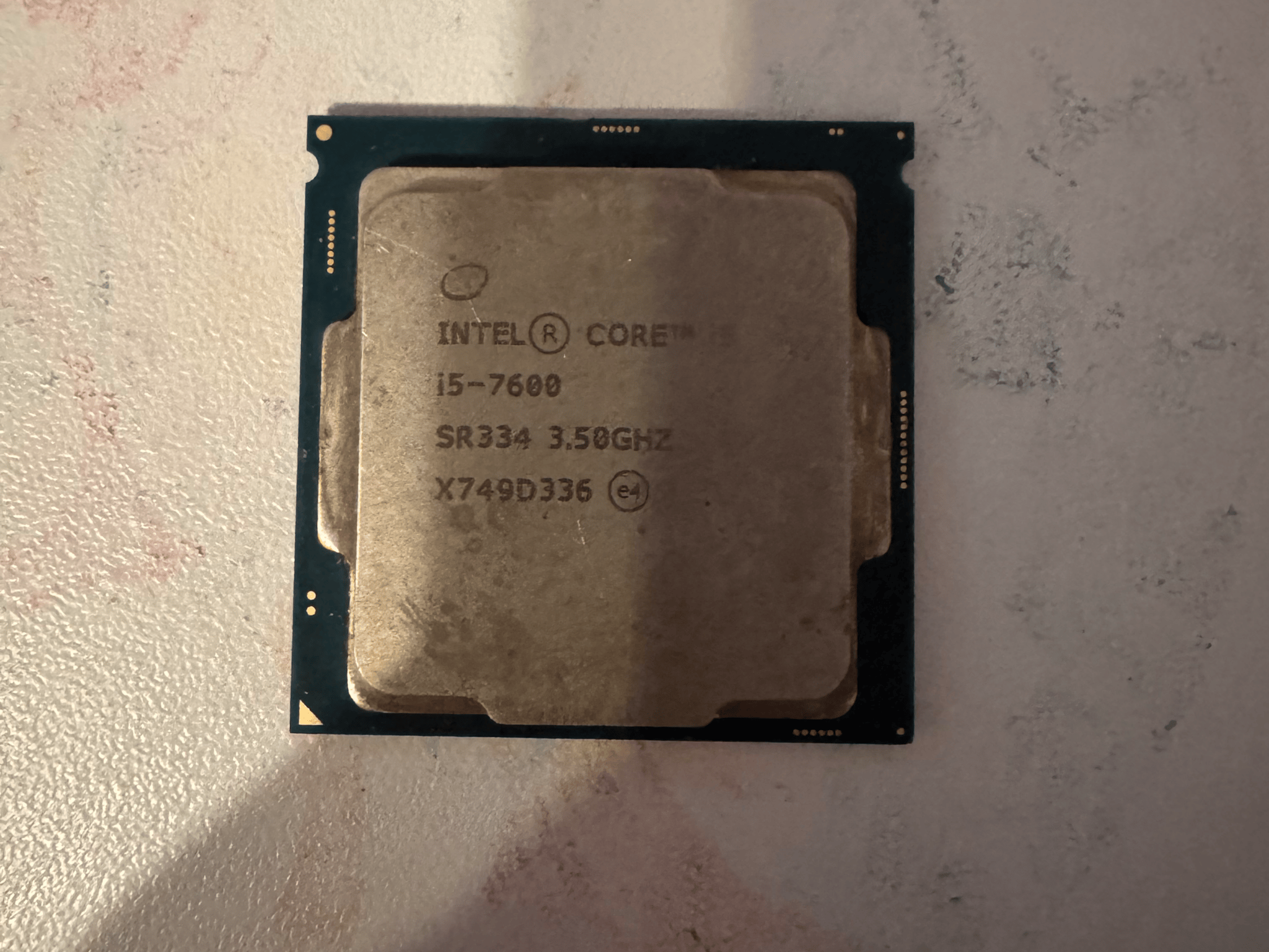 Untested Intel Core I5 7600
