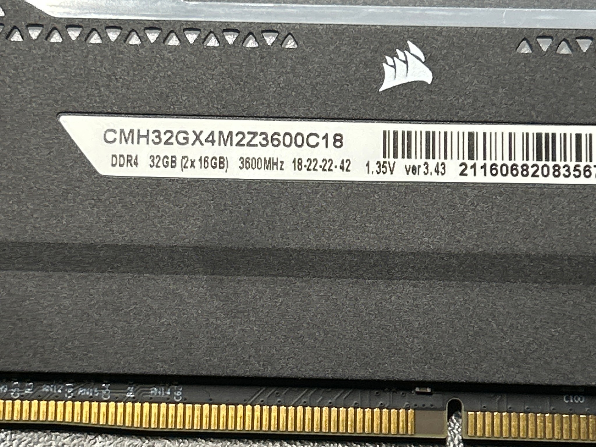 64GB (4x16GB) DDR4 Vengeance Ram Kit