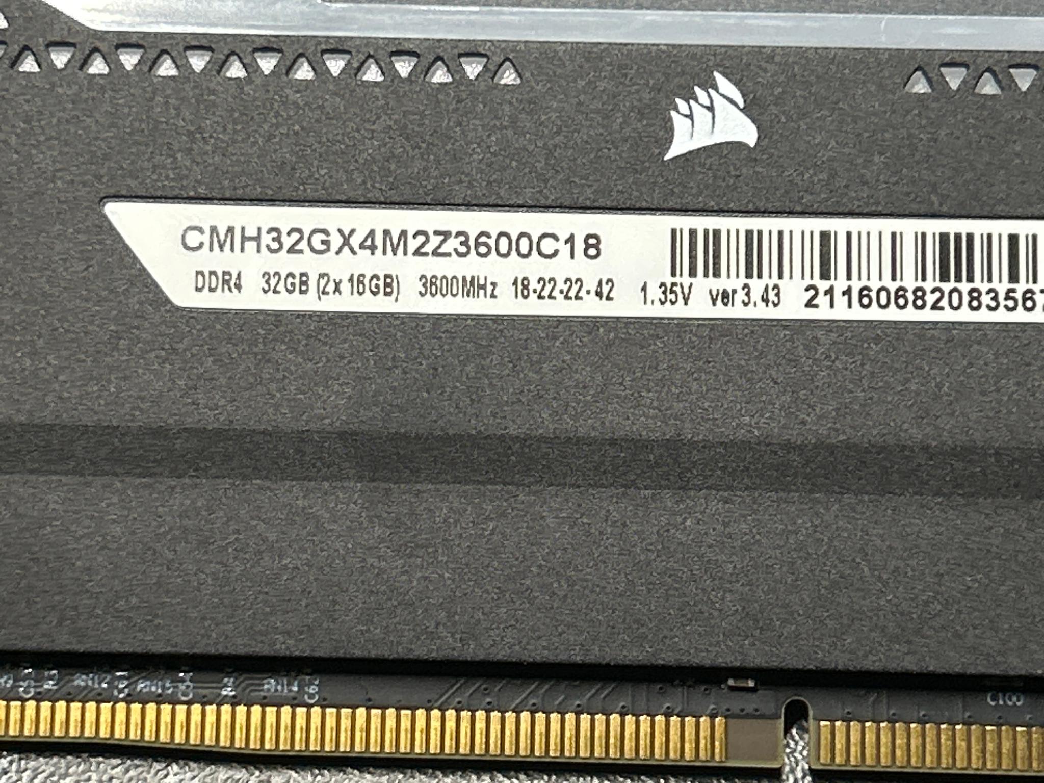 64GB (4x16GB) DDR4 Vengeance Ram Kit
