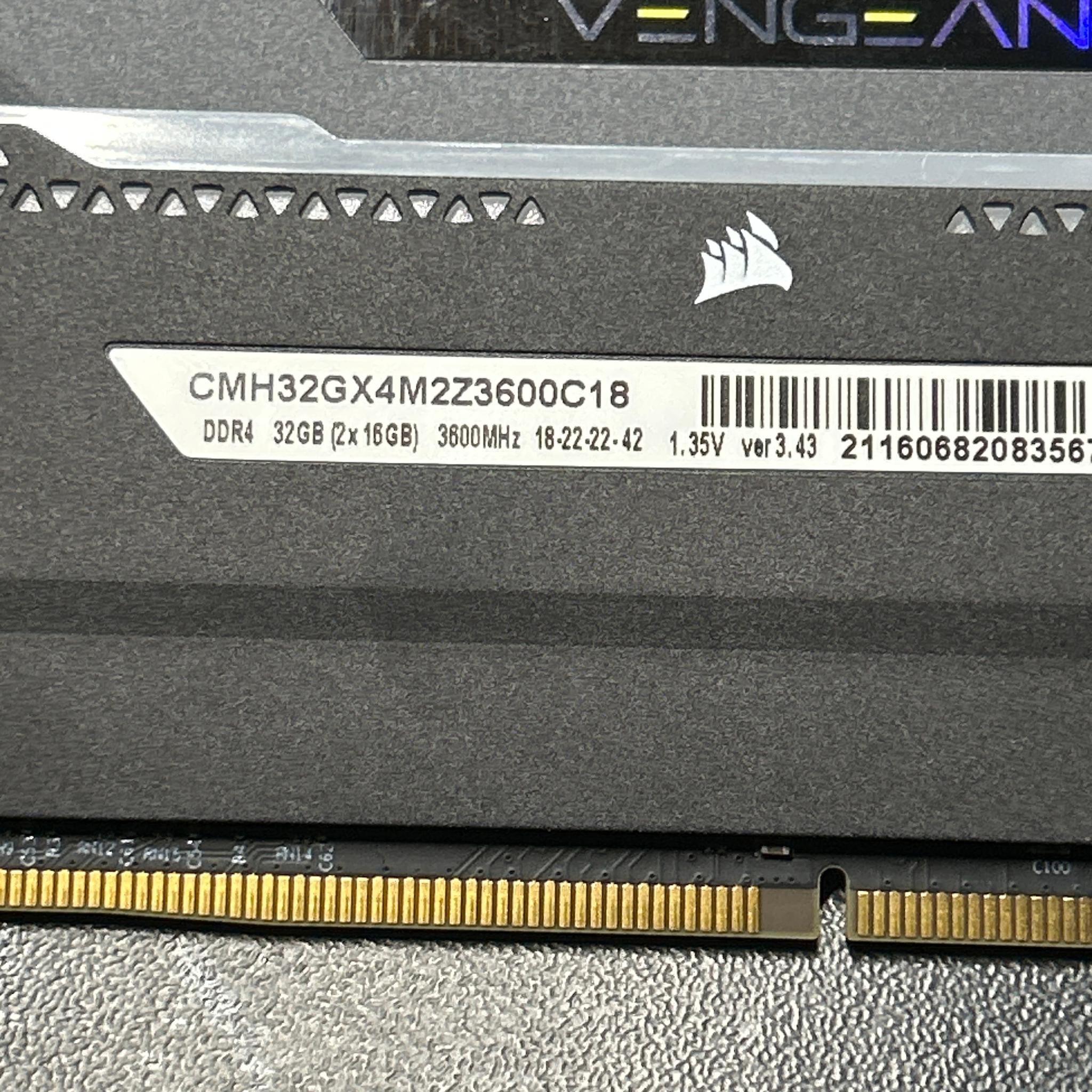 64GB (4x16GB) DDR4 Vengeance Ram Kit
