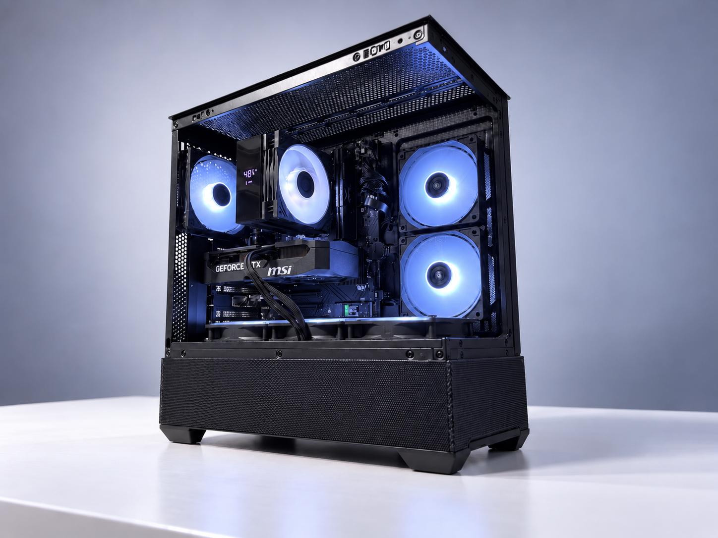 NIGHTFALL 5070 | Ryzen 7 8700F | RTX 5070 | 32GB DDR5 | 4TB SSD use to be a workstation OR gamer