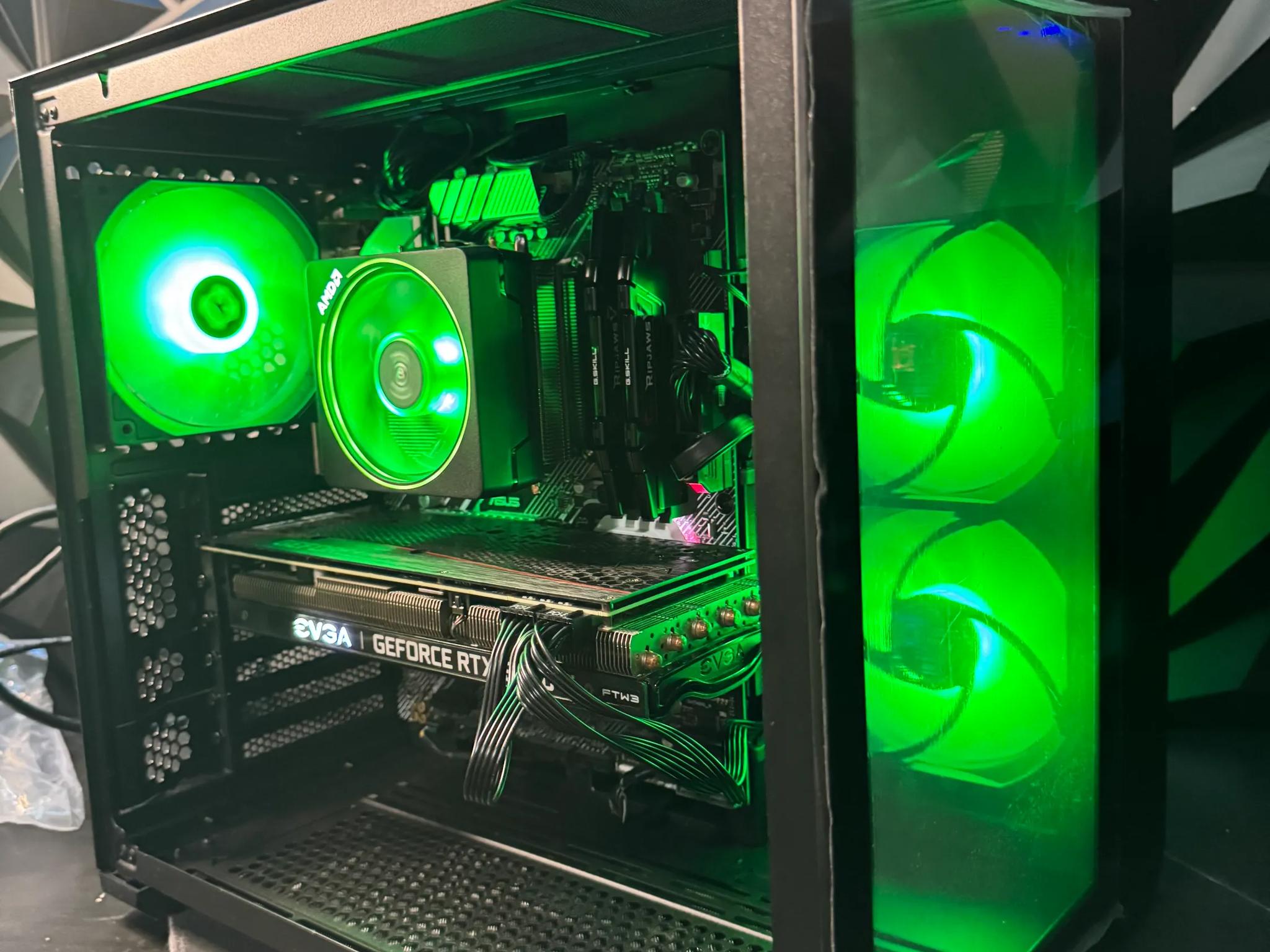 🖤 Black Mamba Gaming PC 🖤 | Ryzen 7| RTX 3060Ti| 32 GB DDR4| 1.25 TB NVMe