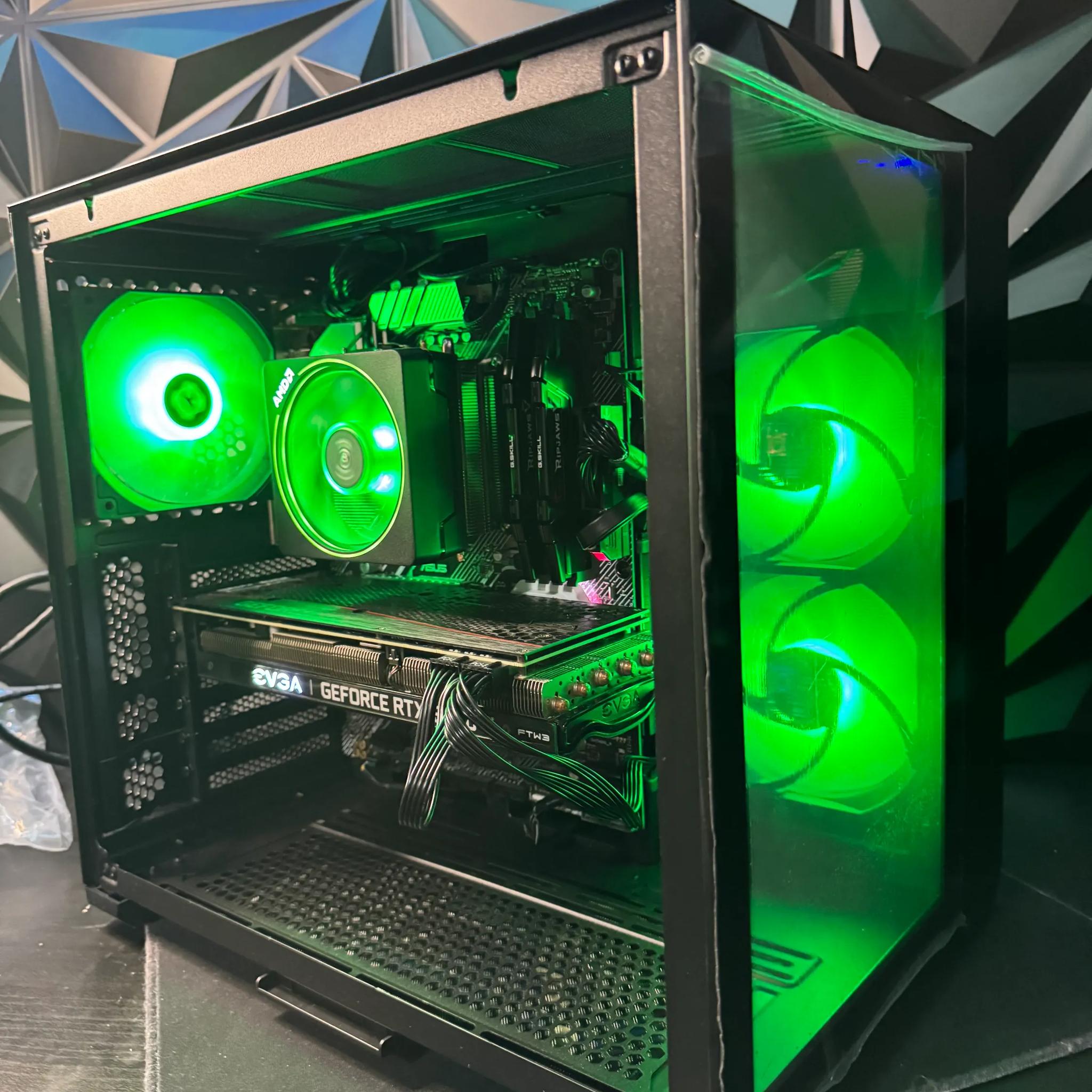 🖤 Black Mamba Gaming PC 🖤 | Ryzen 7| RTX 3060Ti| 32 GB DDR4| 1.25 TB NVMe