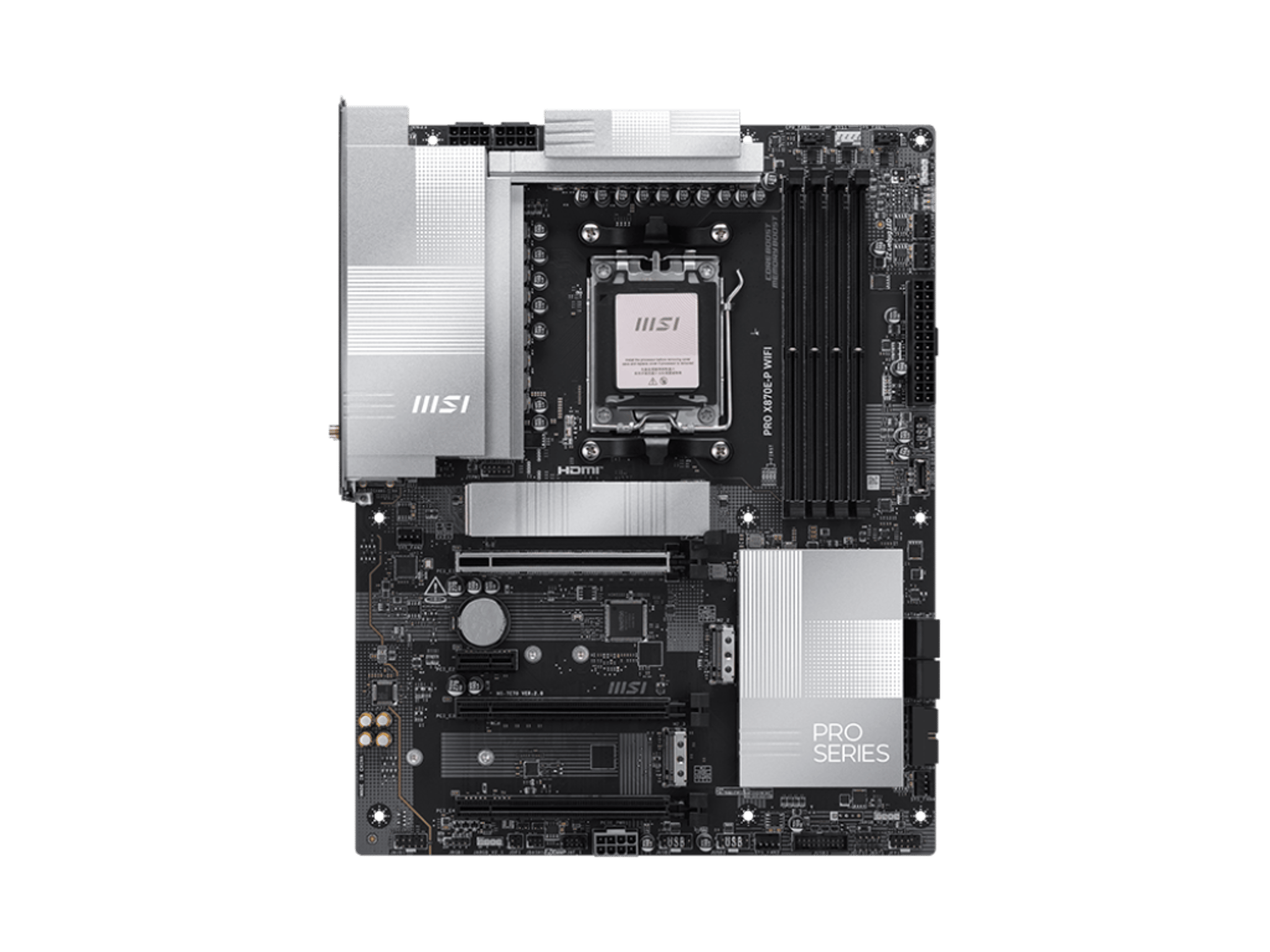 (Brand New) MSI Pro X870E-P WiFi AM5 ATX Gaming Motherboard - for AMD Ryzen 7000-9000 series CPUs