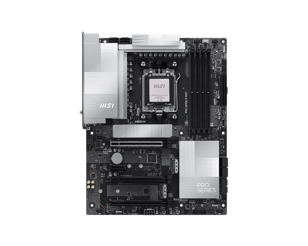 (Brand New) MSI Pro X870E-P WiFi AM5 ATX Gaming Motherboard - for AMD Ryzen 7000-9000 series CPUs