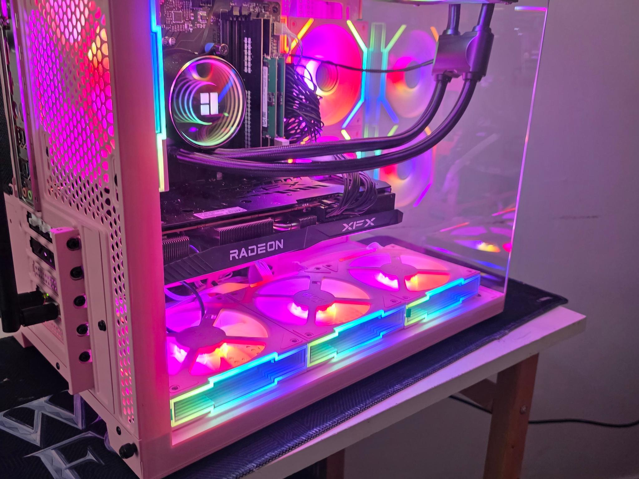 Pink Gaming PC – RX 6700 XT | DDR5 | RGB | 12th Gen Build