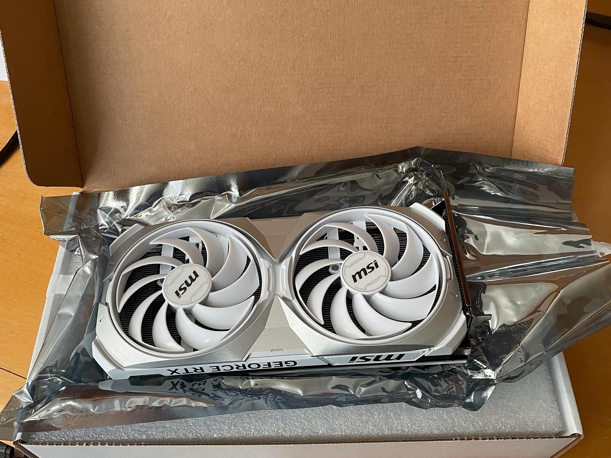 MSI Ventus 2X Geforce RTX 4070 12GB White