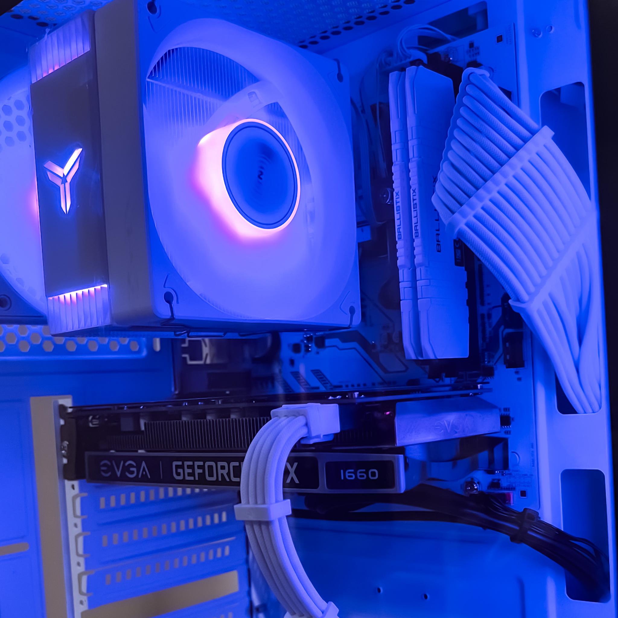 🎮 Balanced Budget RGB Gaming PC| Ryzen 5| Nvidia GTX 1660 Super| Stylish White Build | Entry Level 💻
