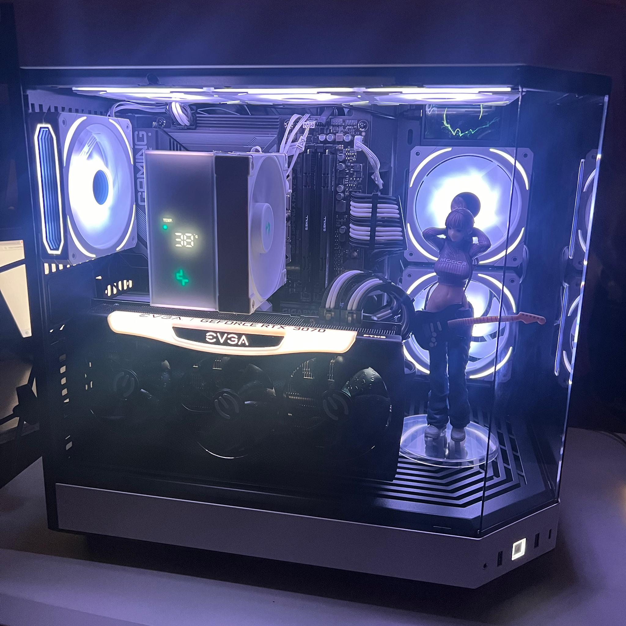 Hyte Y60 ❄️ Gaming PC | Ryzen 7 7800X3D | RTX 3070 | 32GB RAM | 1TB SSD/2TB HDD | Windows 11 Pro
