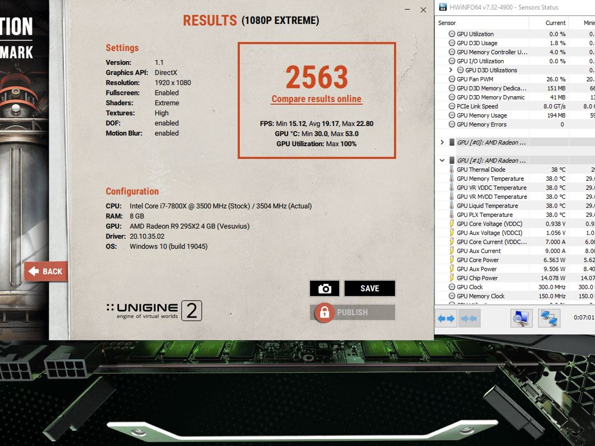 Sapphire AMD Radeon R9 295X2 8GB GDDR5 PCIe 3.0 x16 Desktop GPU - 4084642757