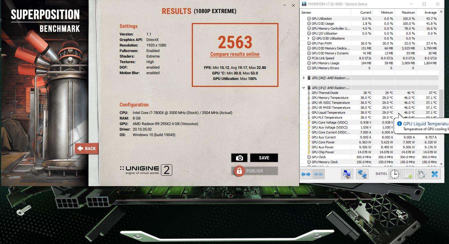 Sapphire AMD Radeon R9 295X2 8GB GDDR5 PCIe 3.0 x16 Desktop GPU - 4084642757