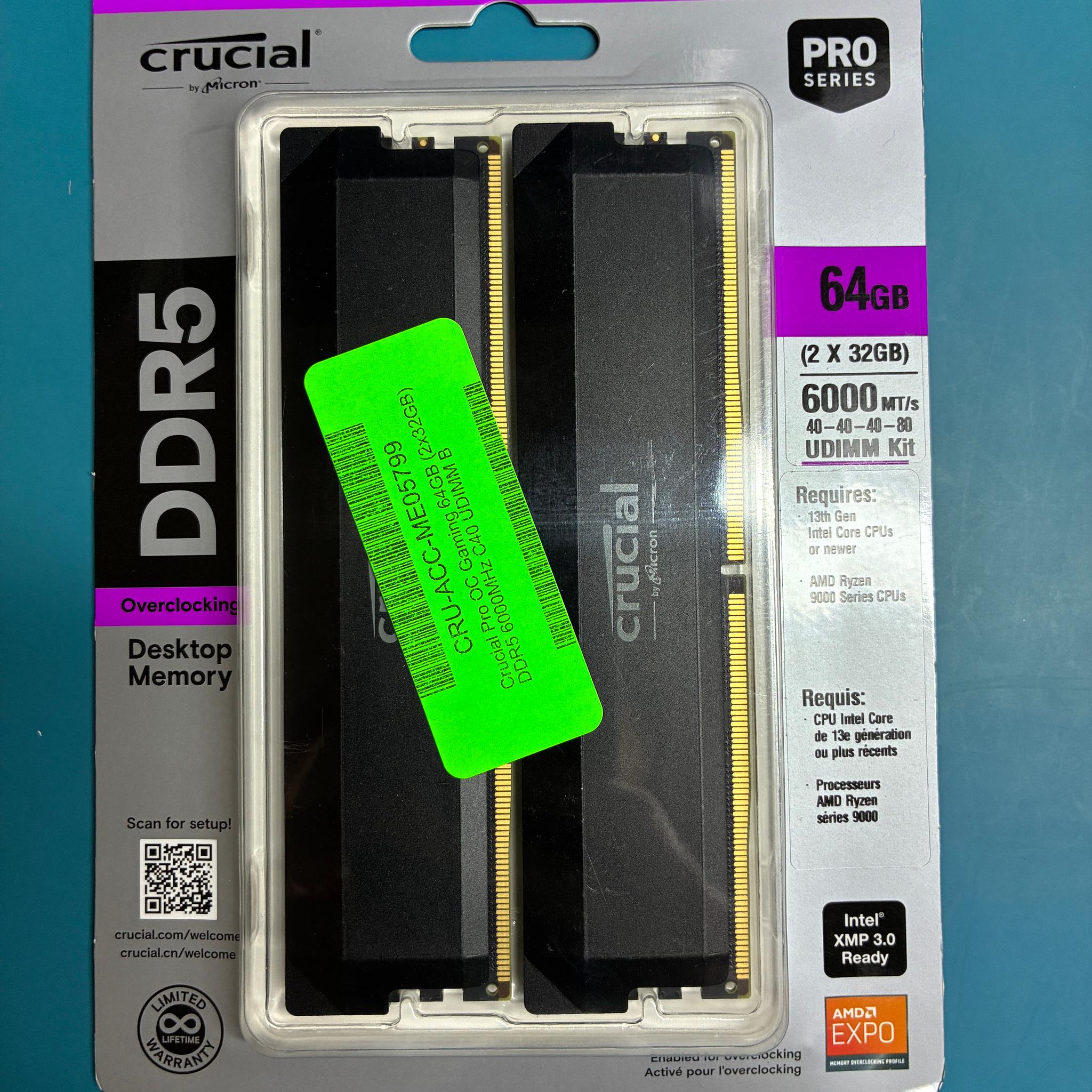 Crucial Pro DDR5 64GB kit (Memory)