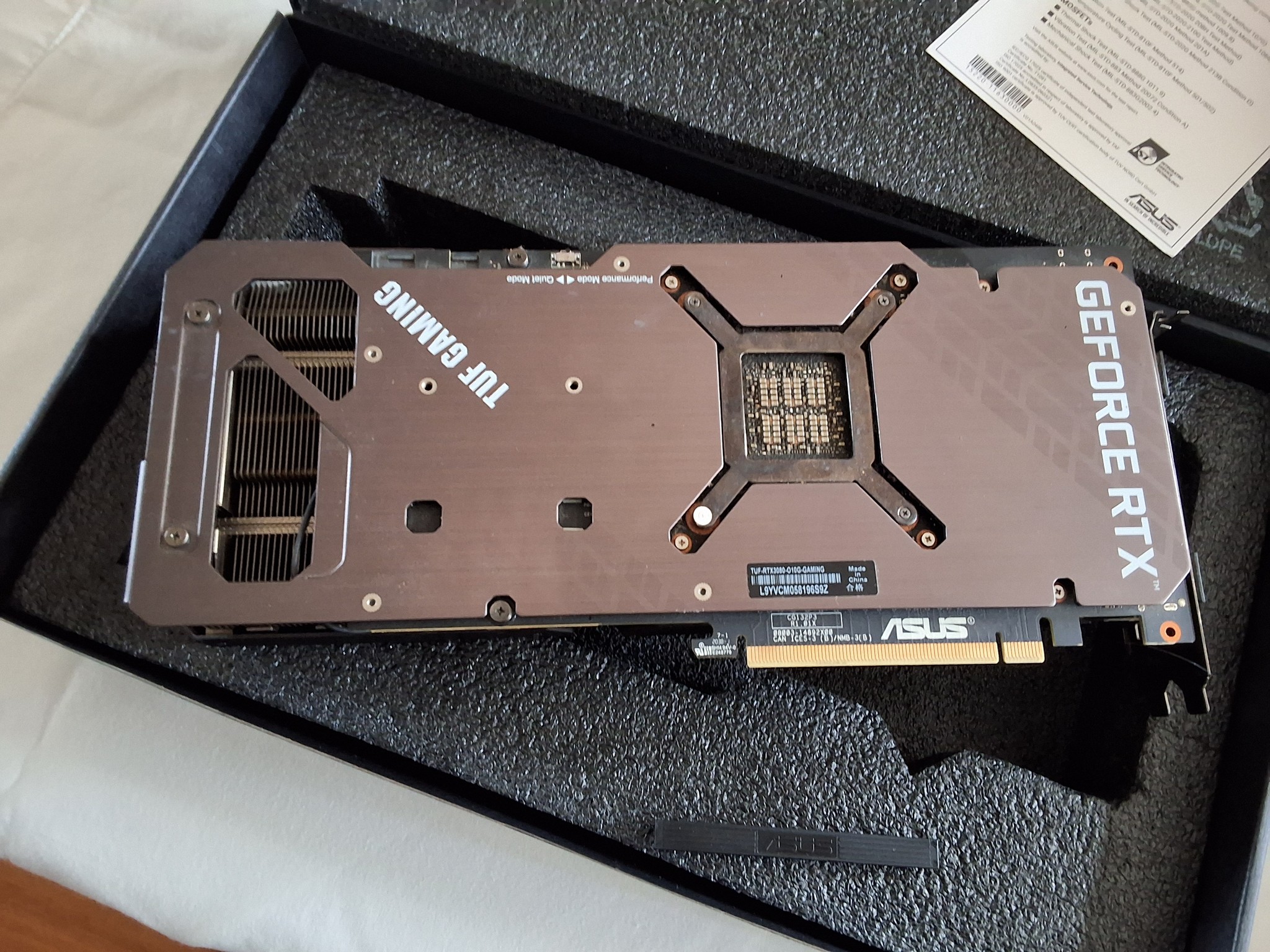 Asus TUF GAMING OC GeForce RTX 3080 10GB