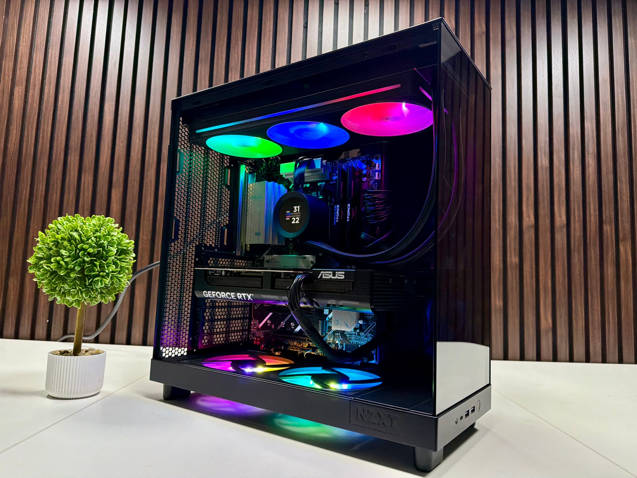 RTX 5070 | Ryzen 7600X3D | 32GB DDR5 | 1TB M.2 | 850 Watt Gold PSU Tier A | LCD AIO
