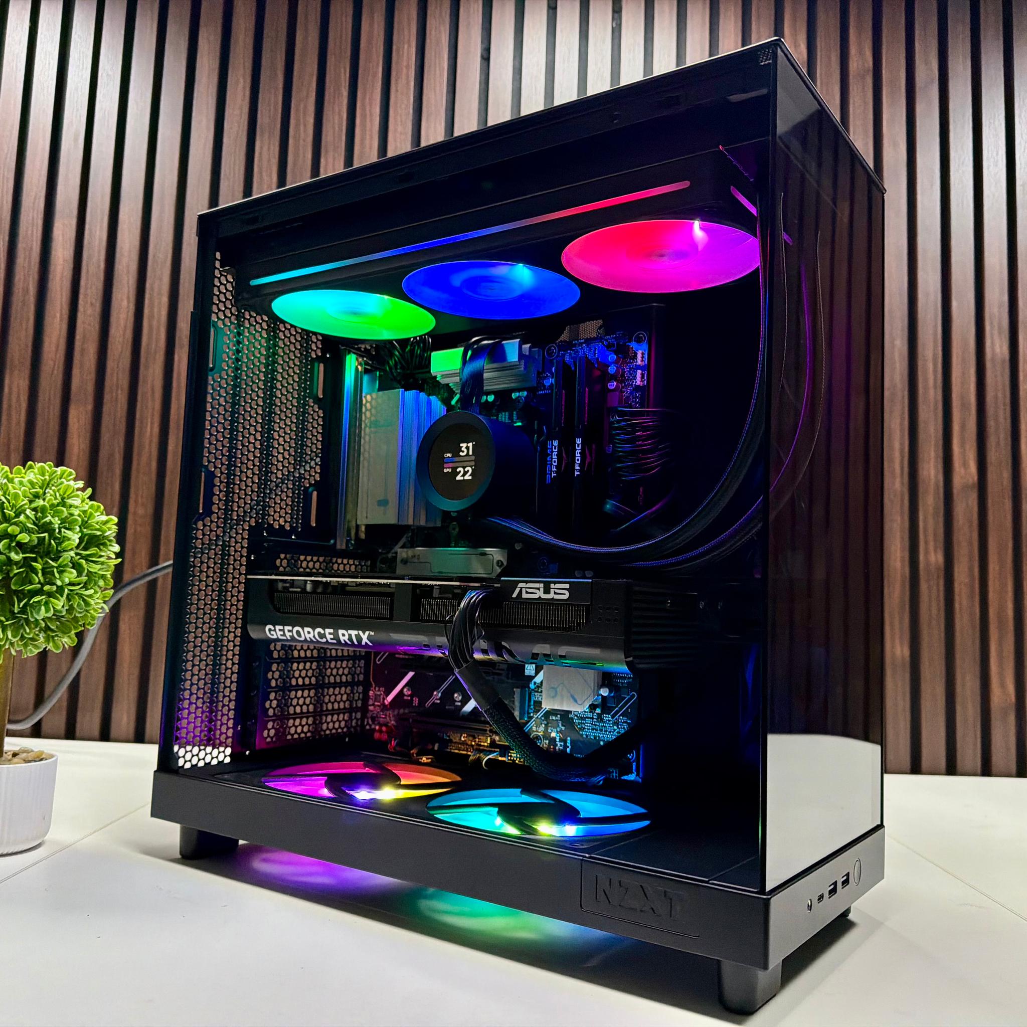 RTX 5070 | Ryzen 7600X3D | 32GB DDR5 | 1TB M.2 | 850 Watt Gold PSU Tier A | LCD AIO