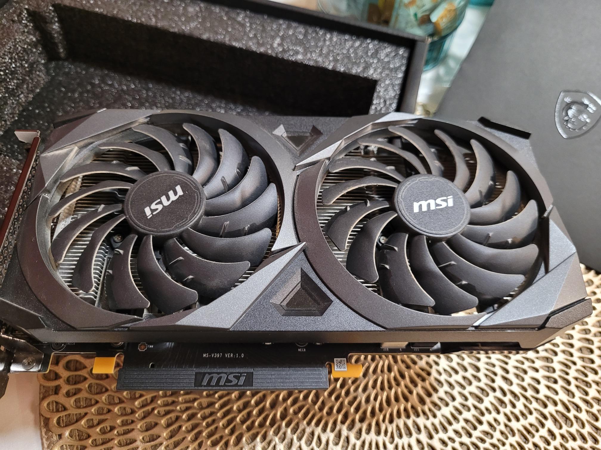 RTX 3060 Ti VENTUS 2X 8G OCV1 LHR Like new !!