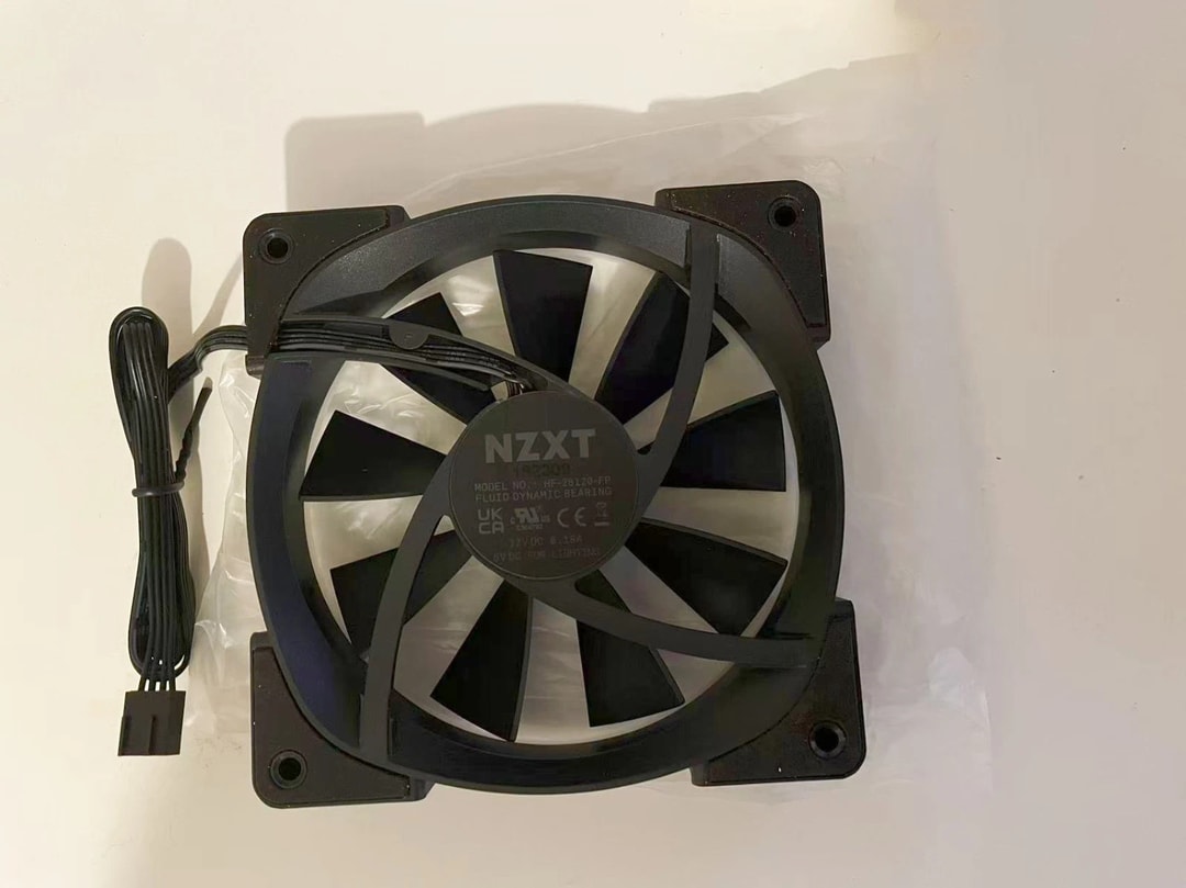 NZXT AER RGB 2 RGB Fluid Dynamic Bearing PWM 120mm Fan (Black) | Jawa