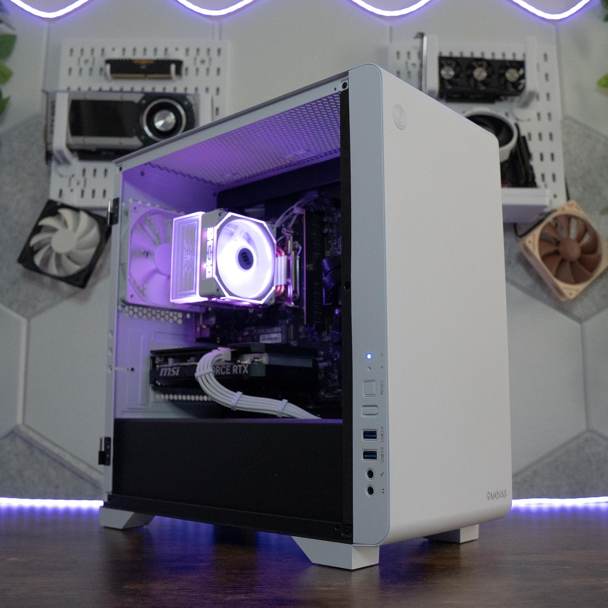 🧊🧊 | MSI RTX 4060Ti | RYZEN 5 7500F | 32GB DDR5 RAM | 1TB NVME SSD + 2TB HDD | Gold Guardian