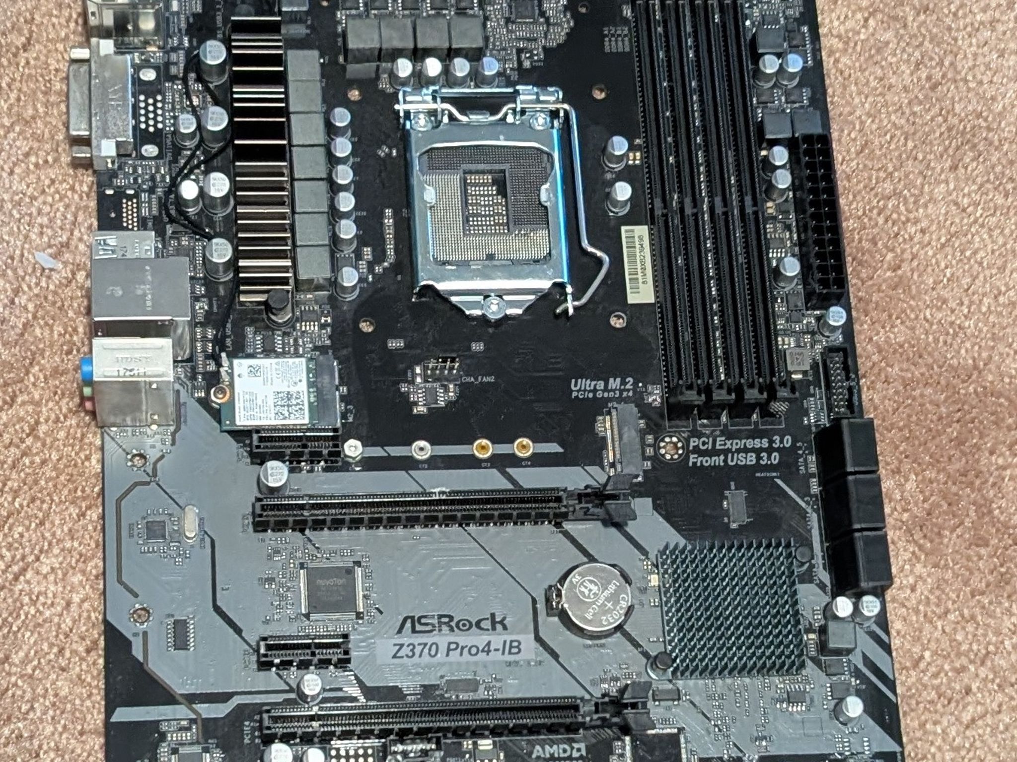 UNTESTED Z370 PRO-IB MOTHERBOARD LGA 1151