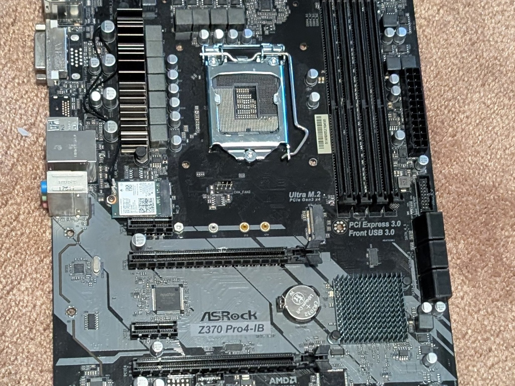 UNTESTED Z370 PRO-IB MOTHERBOARD LGA 1151